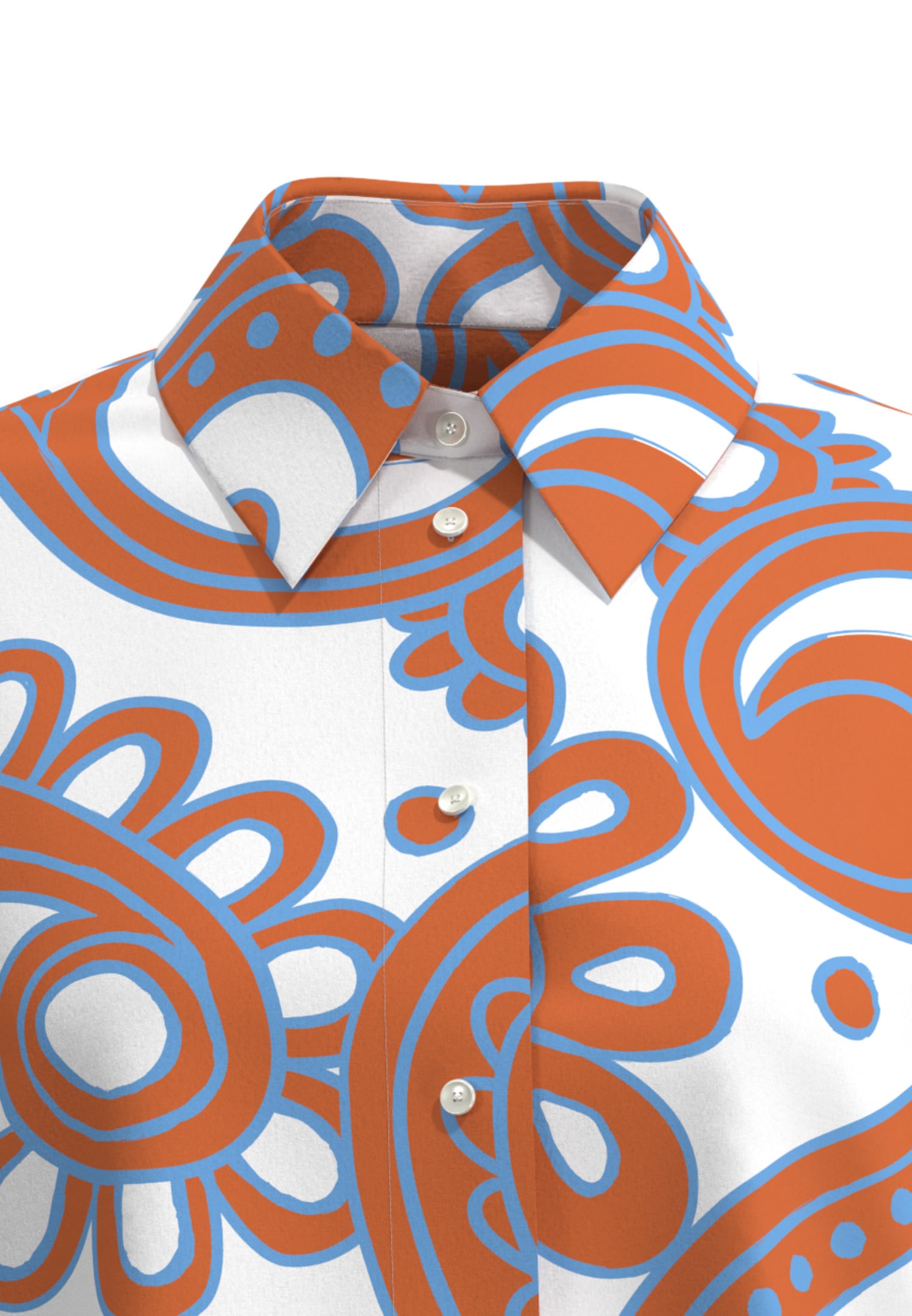 seidensticker Longbluse »Schwarze Rose«, Langarm Kragen Paisley