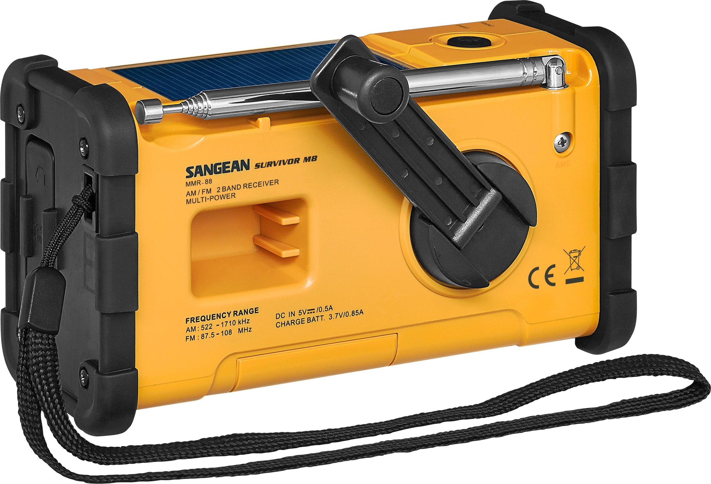 Sangean Notfallradio »Survivor M8«, (AM-Tuner-FM-Tuner)