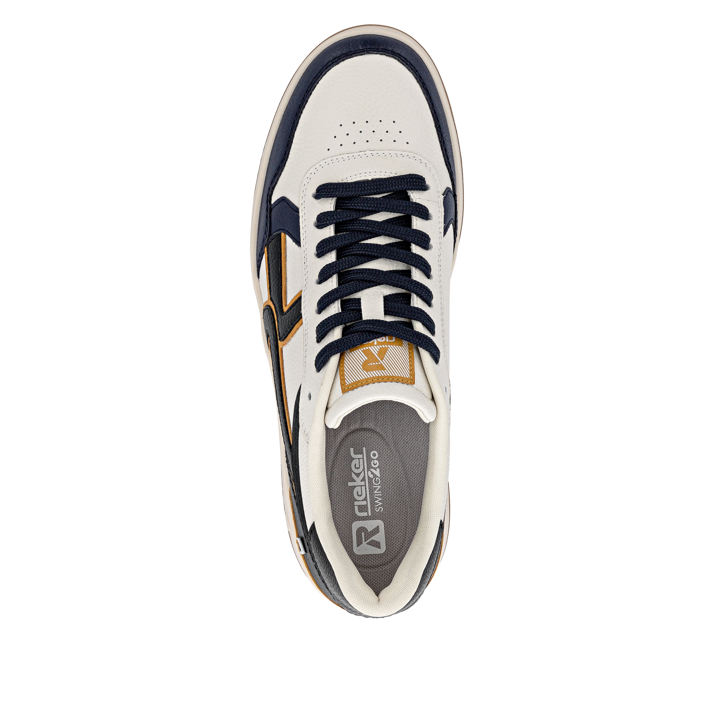 RIEKER Sport Sneaker »Swing2GO«  Halbschuh, Schnürschuh, Retro-Sneaker mit Schaftrandpolsterung