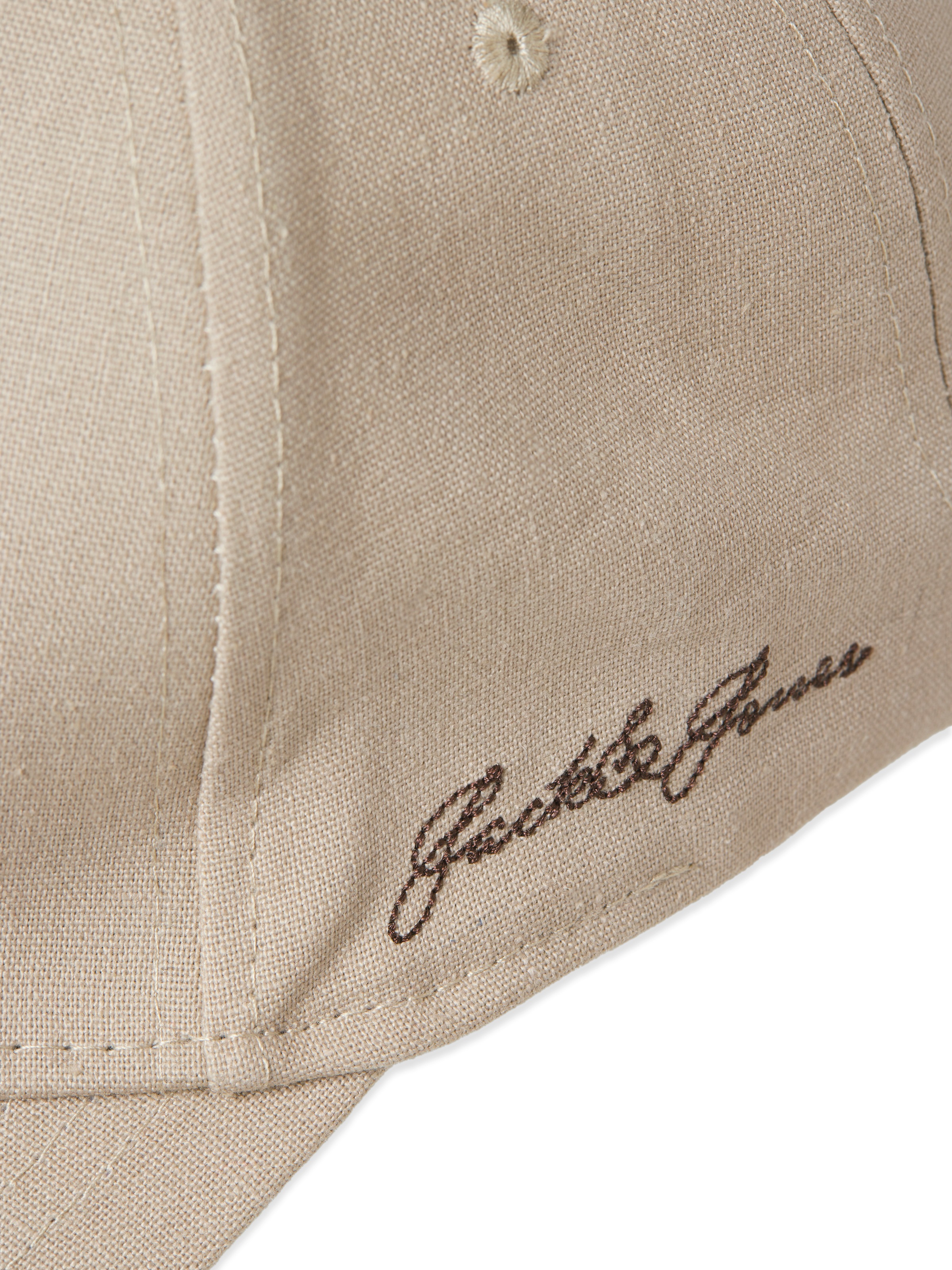 Jack & Jones Baseball Cap »JACBASE LOUIS LINEN BLEND CAP SN« mit Branding