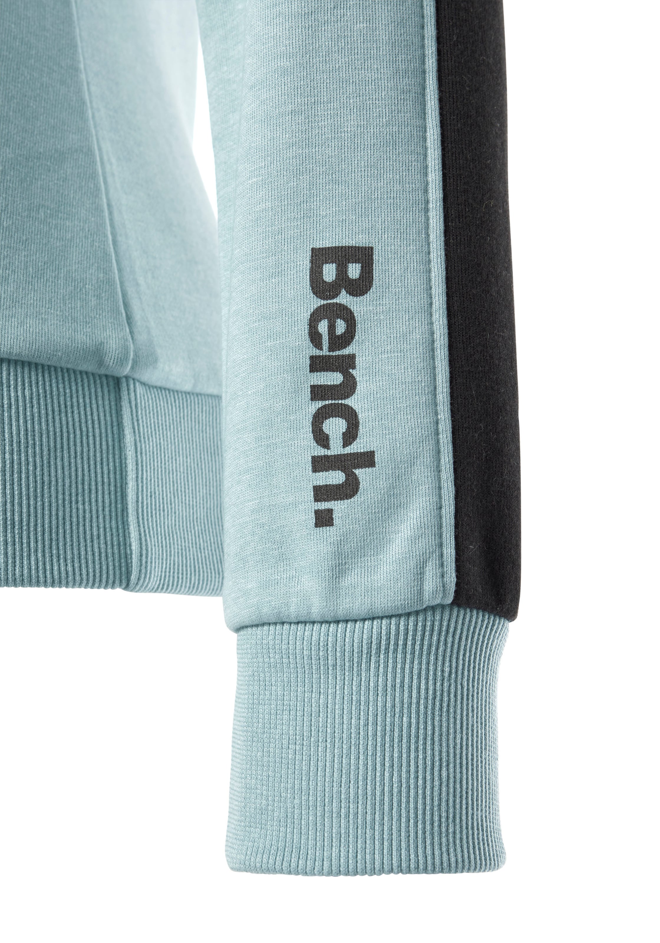 Bench. Loungewear Kapuzensweatshirt, mit Seitenstreifen und Kängurutasche, Loungewear