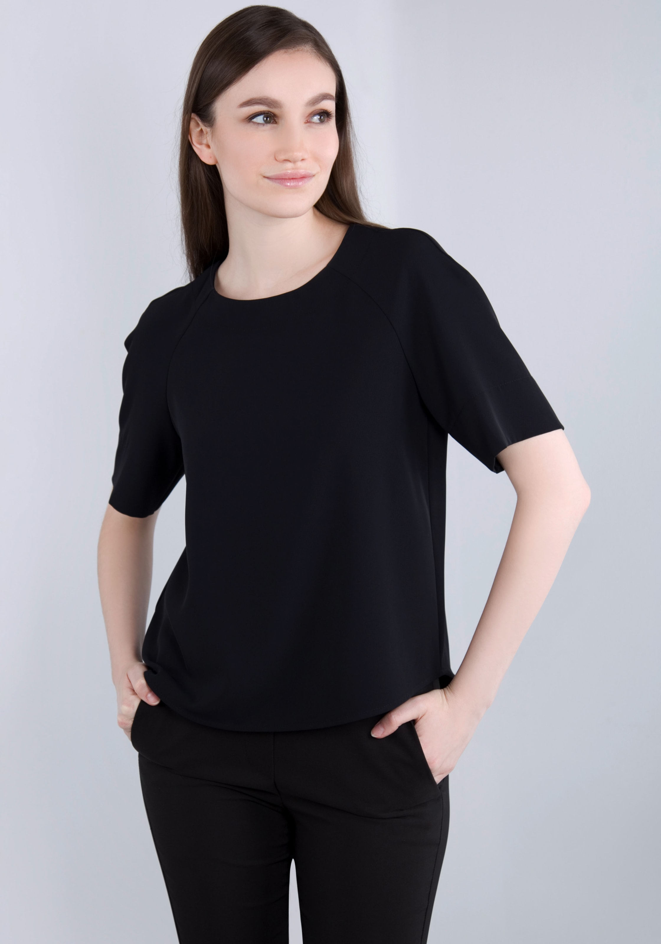 IMPERIAL Rundhalsshirt, mit Stretch
