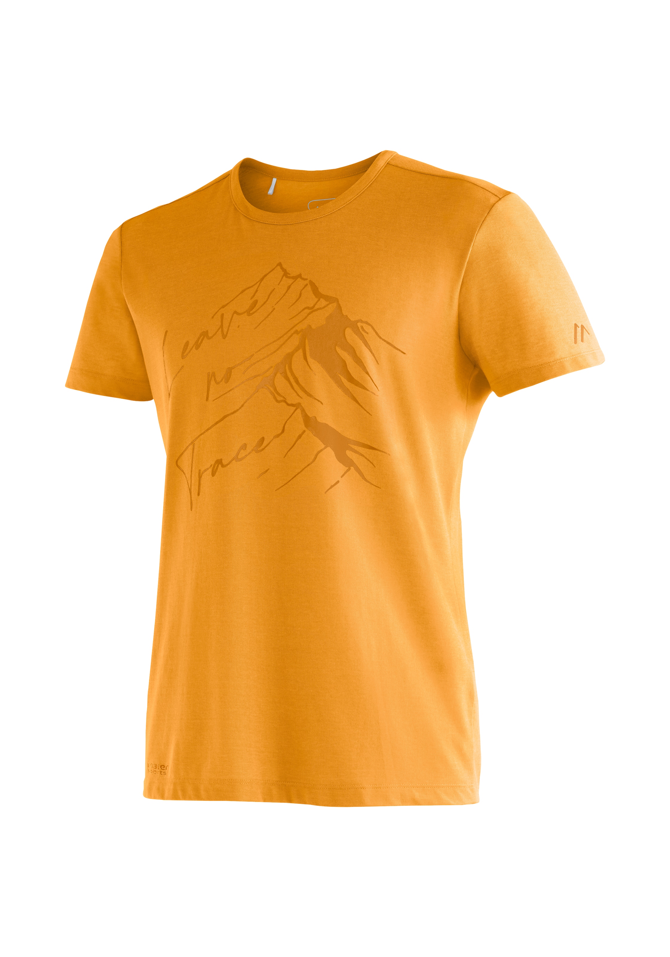 T-Shirt »Burgeis 17 M«, Herren Kurzarmshirt mit Print für Wandern und Freizeit