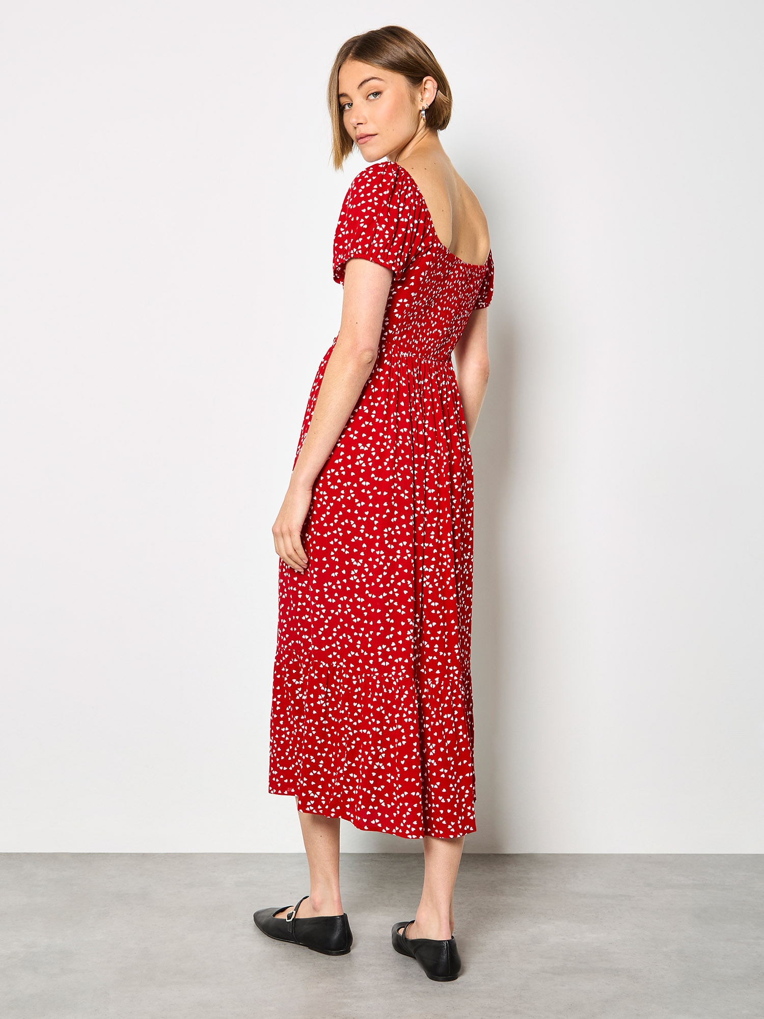 Apricot Midikleid »Midikleid« mit Herzprint