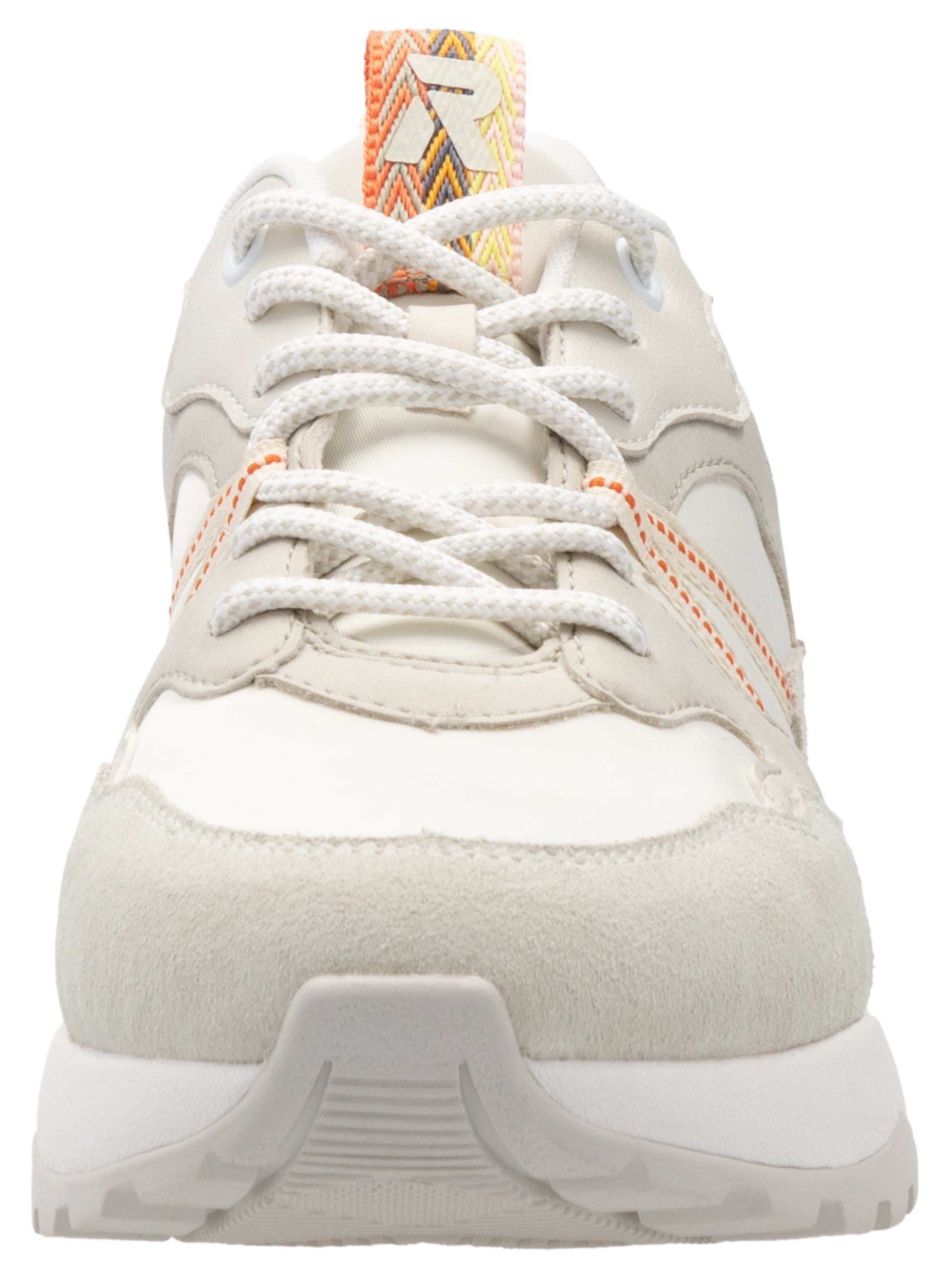 RIEKER Sport Keilsneaker »Bel Air«, Freizeitschuh, Halbschuh, Schnürschuh mit herausnehmbarem Fußbett