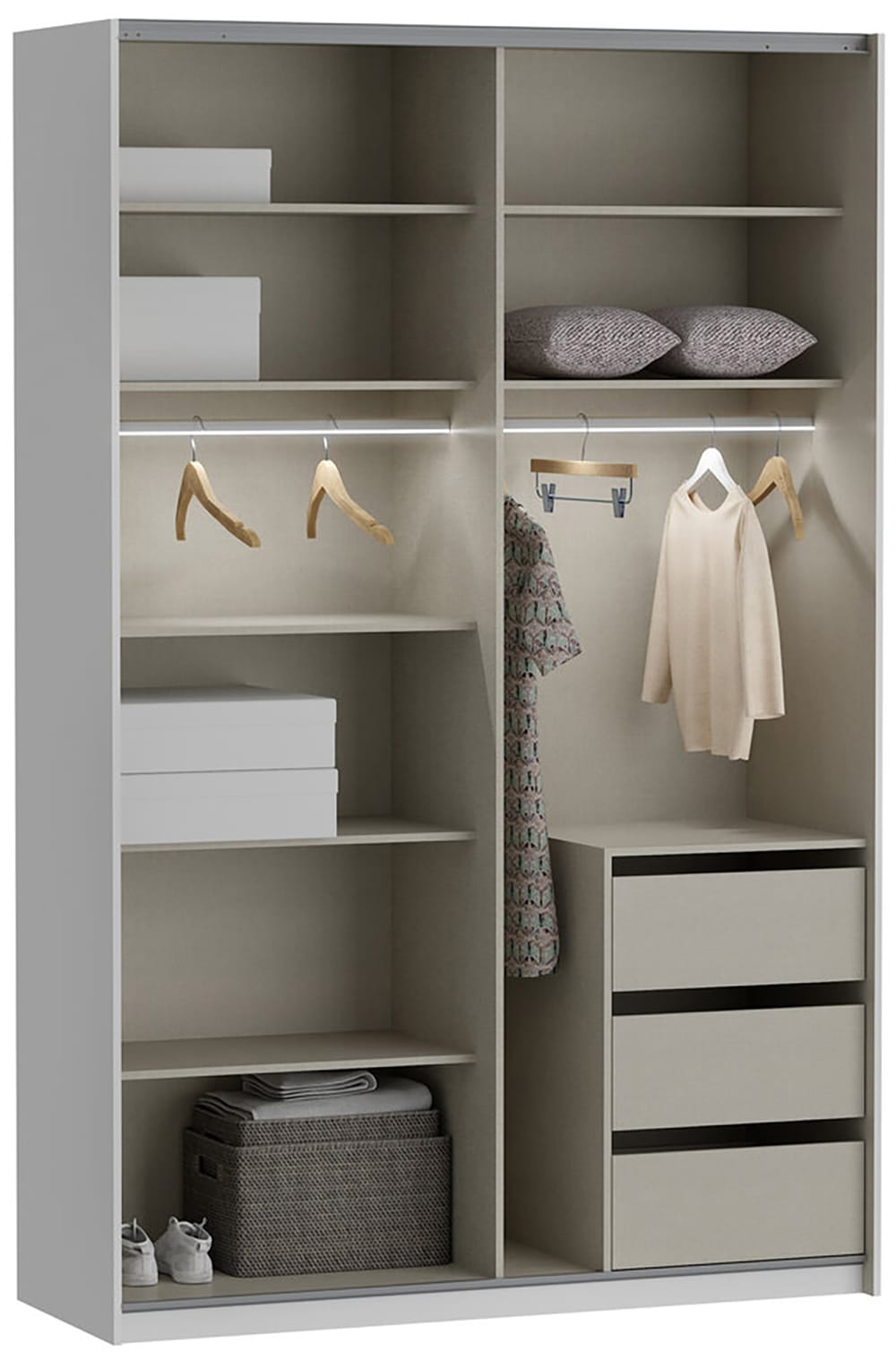 FORTE Einlegeboden, Einlegeböden 2,2 cm Stärke, optional bestellbar, 3er Set