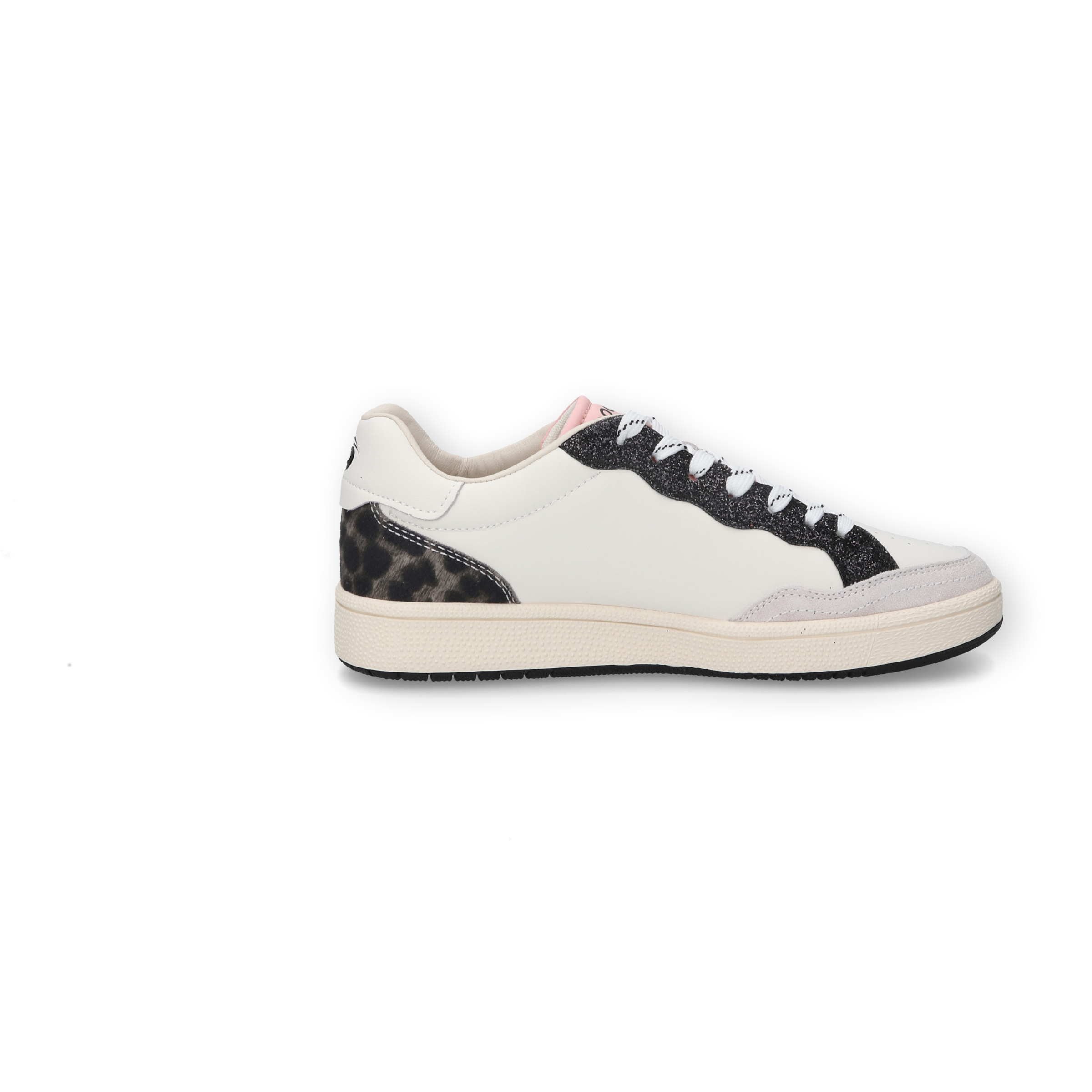 Dockers by Gerli Sneaker  Schnürschuh, Retrosneaker mit Leo-Print an der Ferse