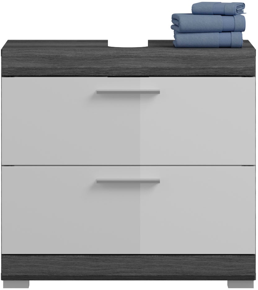 INOSIGN Badmöbel-Set »Siena, 4 teilig, bestehend aus:«, (Set, 4 St.), Waschbeckenunterschrank, Spiegelschrank, Unterschrank, Hängeschrank