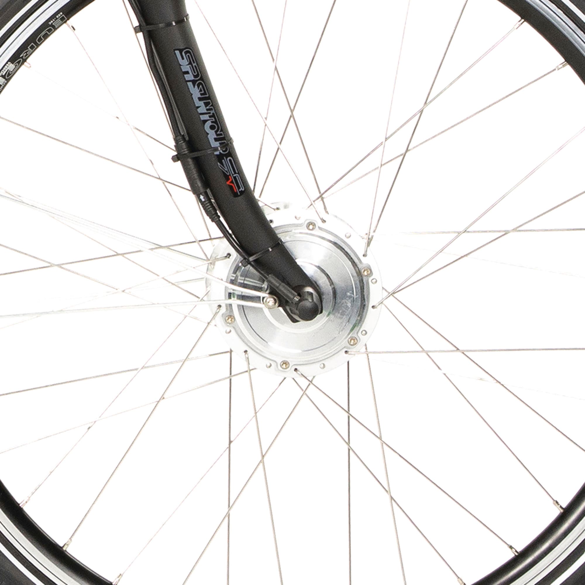 FISCHER Fahrrad E-Bike »CITA ECU 1401 44«, 7 Gang, Shimano, Nexus, Frontmotor 250 W, (mit Rahmenschloss), Pedelec, Elektrofahrrad für Damen u. Herren