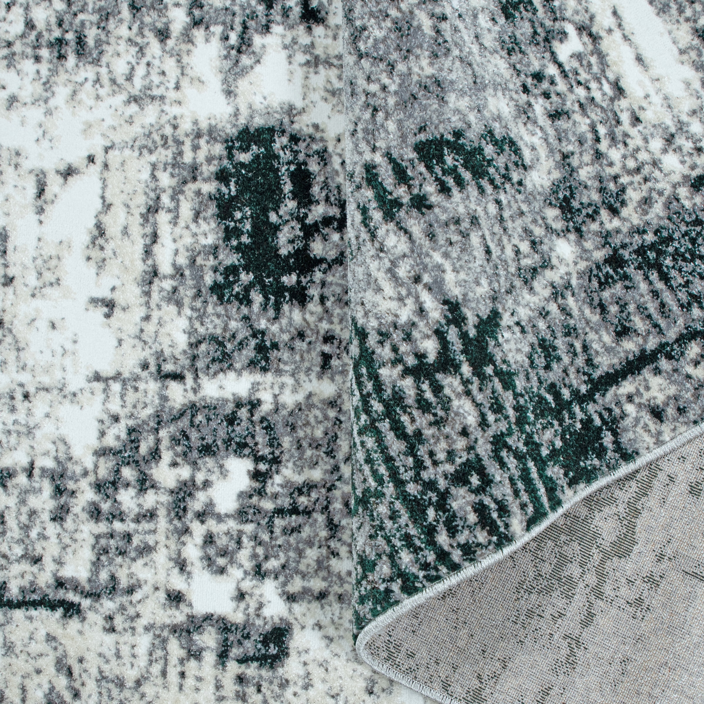 OTTO home Teppich »Salsa« rechteckig 9 mm Höhe mit besonders weichem Flor, Kurzflor, im Vintage-Look, dichte Qualität