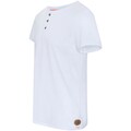 GARDENA T-Shirt »Bright White«, mit Knopfleiste