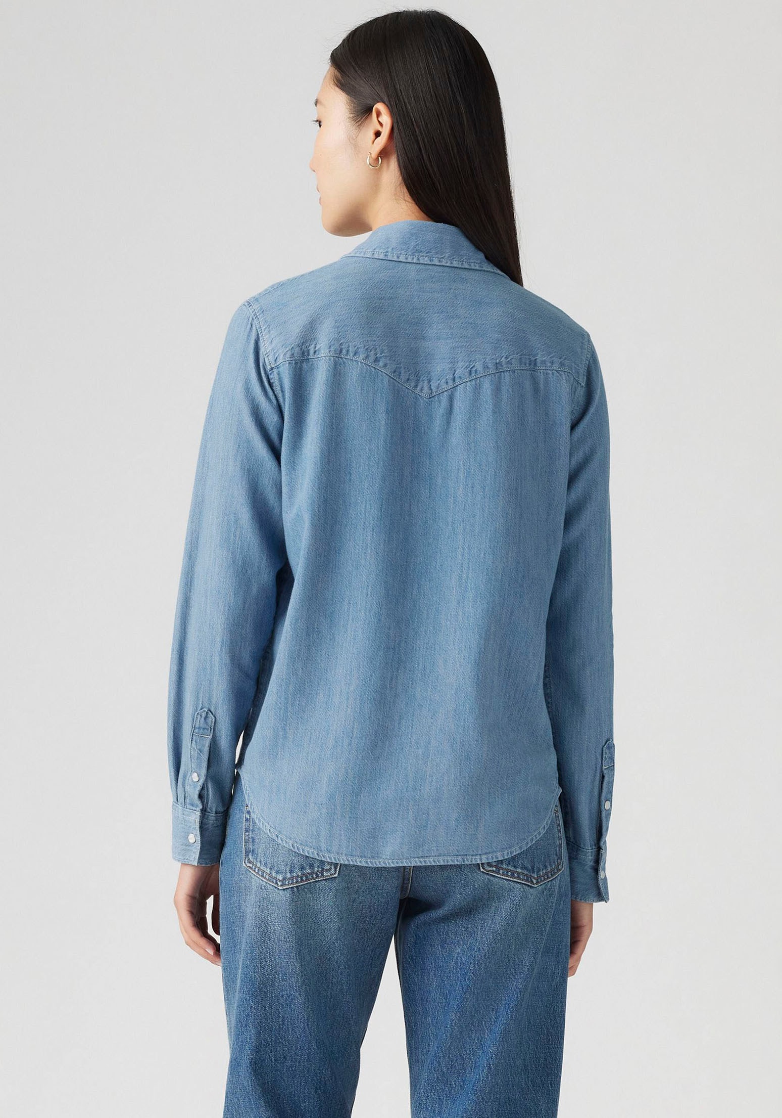 Levi's® Jeansbluse »ESSENTIAL WESTERN«, mit Brusttaschen mit Druckknöpfen