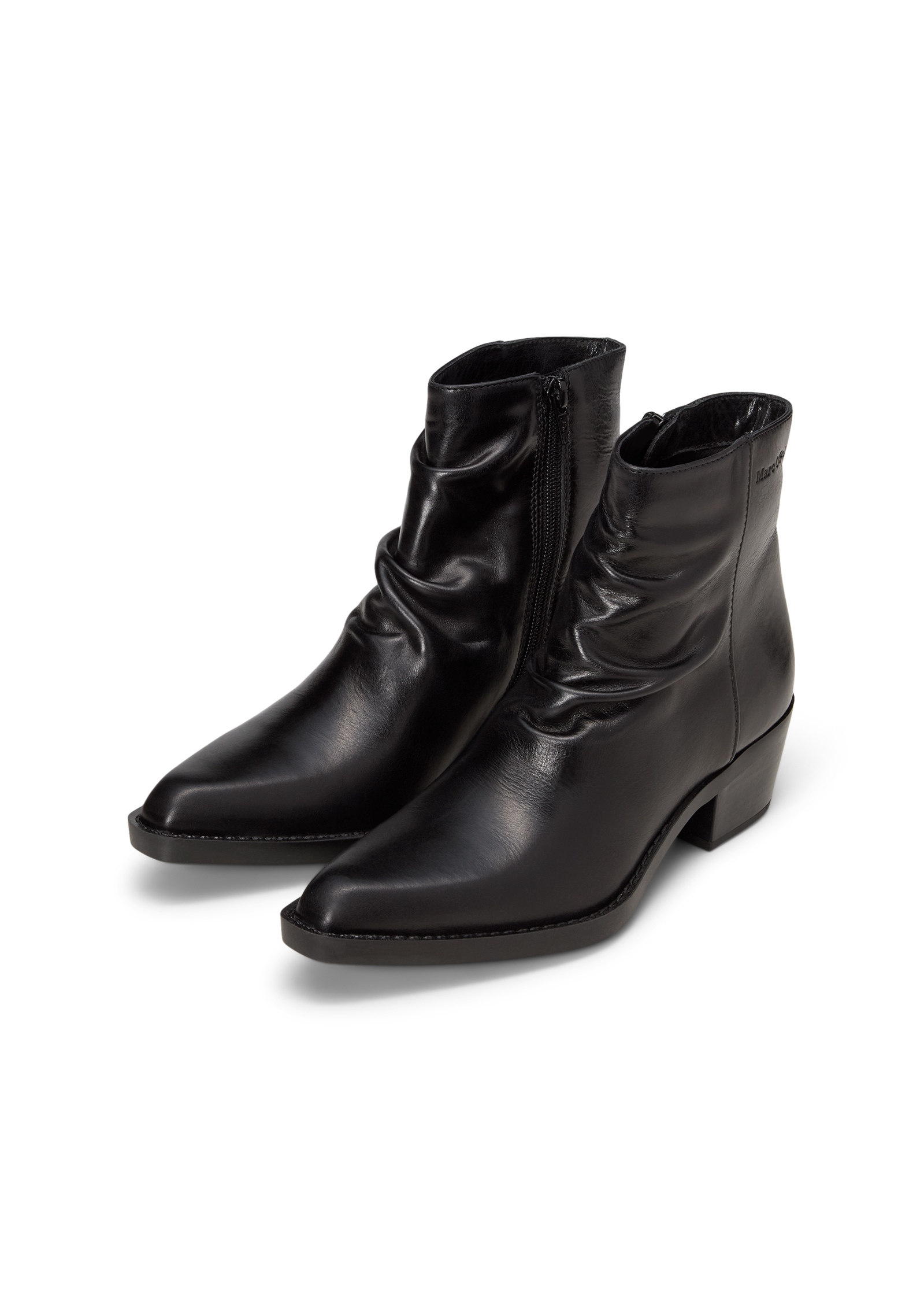 Marc O'Polo Cowboy Stiefelette »Model Rodeo 2«  Ankleboots, Westernstiefelette mit Blockabsatz