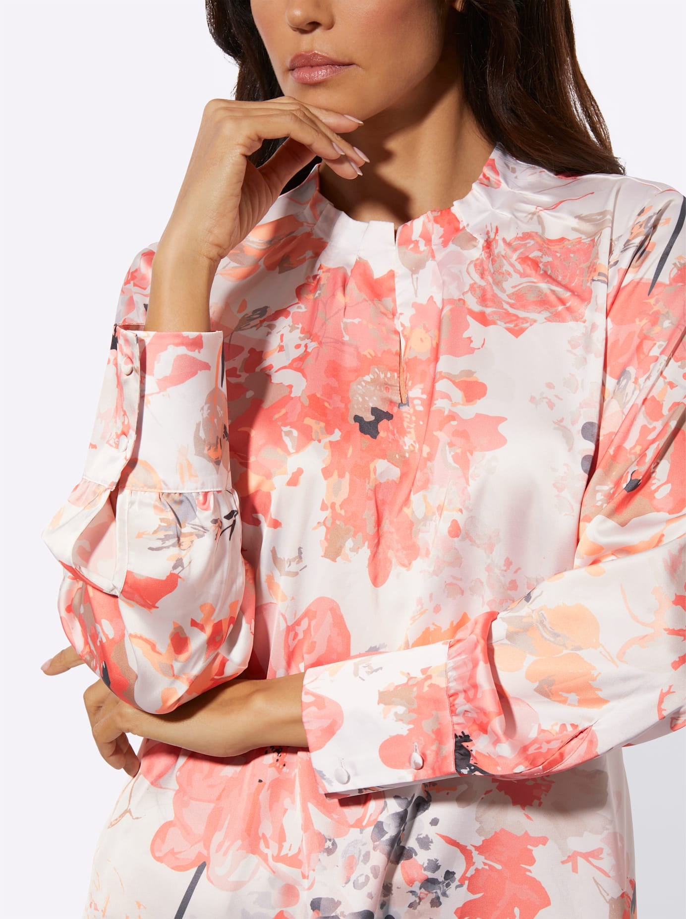 creation L Satinbluse