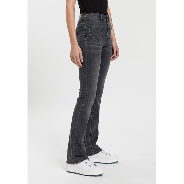 Freeman T. Porter Bootcut-Jeans »Grace«, mit schrägen Gürtelschlaufen  kaufen im OTTO Online Shop