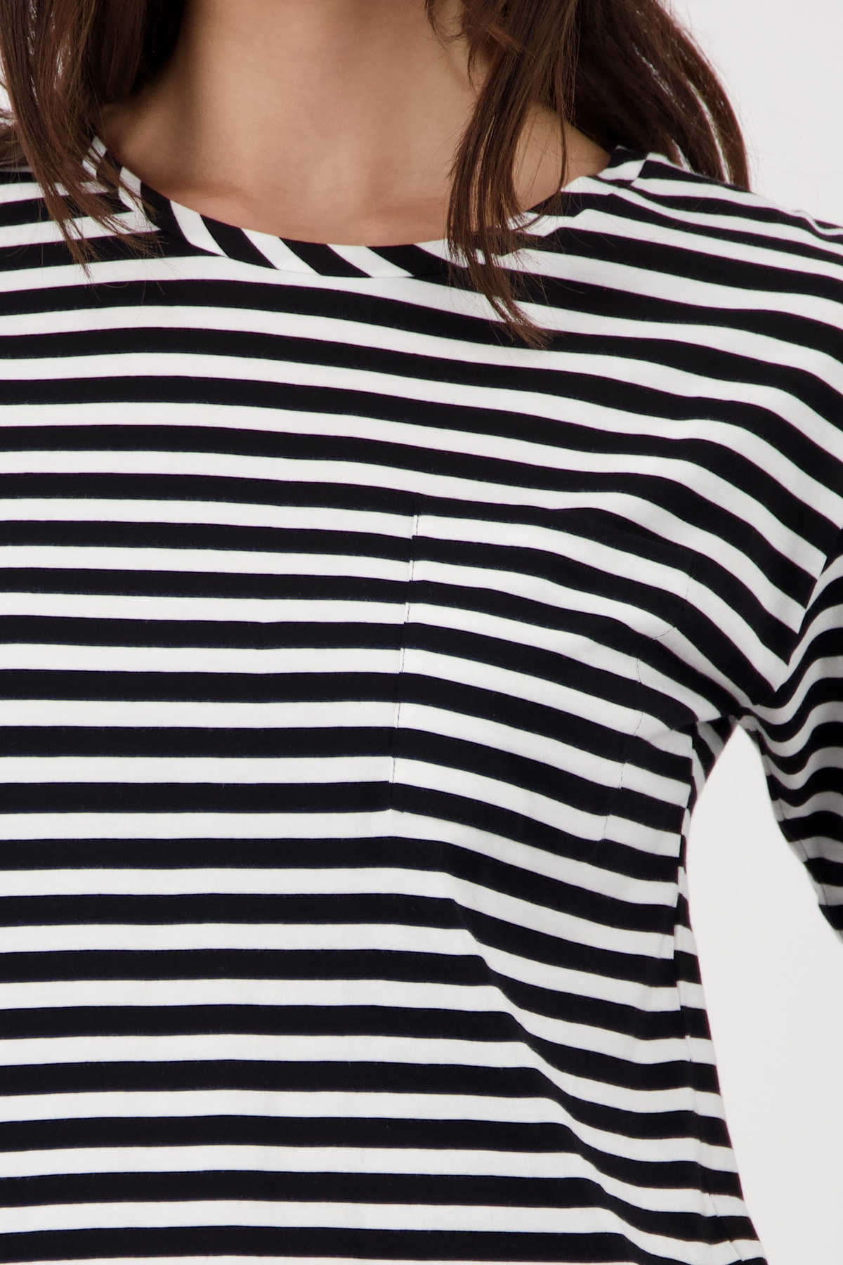 Monari T-Shirt »Shirt Basic Pima Ringel« Regular fit mit Streifenmuster