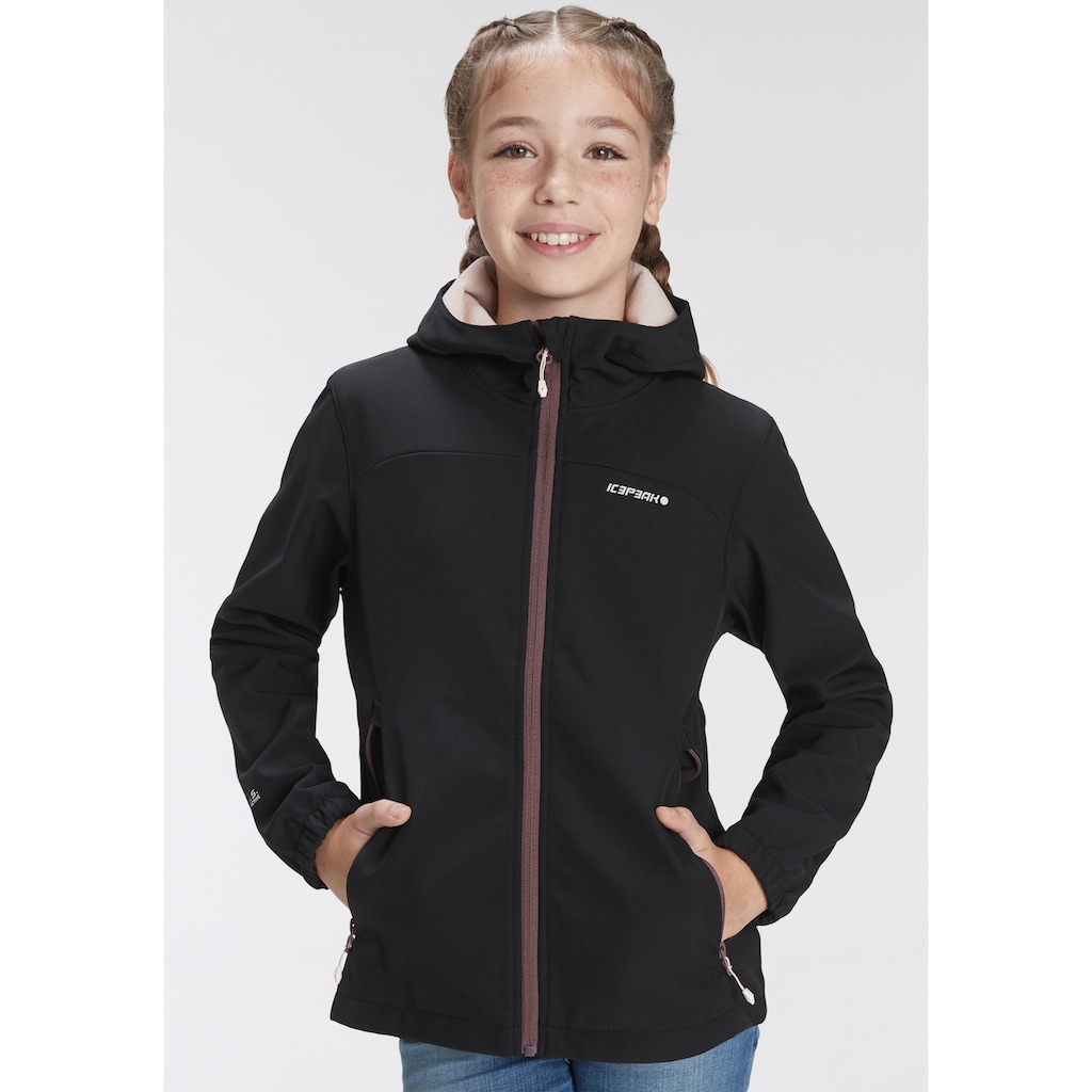 Icepeak Softshelljacke »K SOFTSHELLJACKE KOBRYN«, mit Kapuze