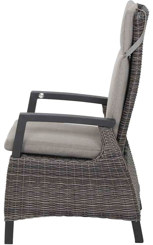Siena Garden Garten-Essgruppe »Corido«, (7 tlg., 6 Sessel: 72x61x109 cm, Tisch Sincro: 200/260x100x77 cm,inkl. Auflagen), Aluminium, verstellbar, ausziehbar, geeignet für 6 bis 8 Personen