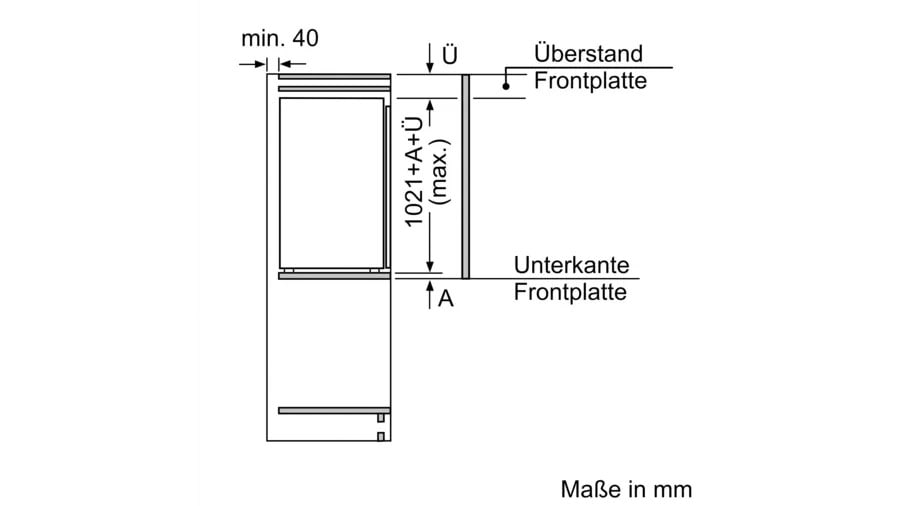 NEFF Einbaukühlschrank N 50 »KI1312FE0«, Fresh Safe: Schublade für flexible Lagerung von Obst & Gemüse