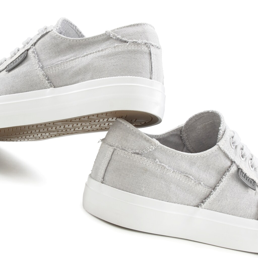 Elbsand Sneaker, Schnürhalbschuh, Freizeitschuh aus Textil, Used-Look VEGAN