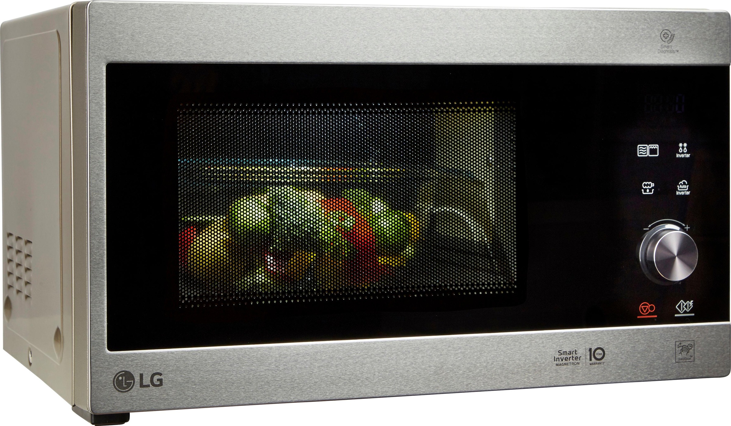 LG Mikrowelle »MH 6565 CPS«, Grill, 1000 W, Smart Inverter Technologie, echte Glasfront