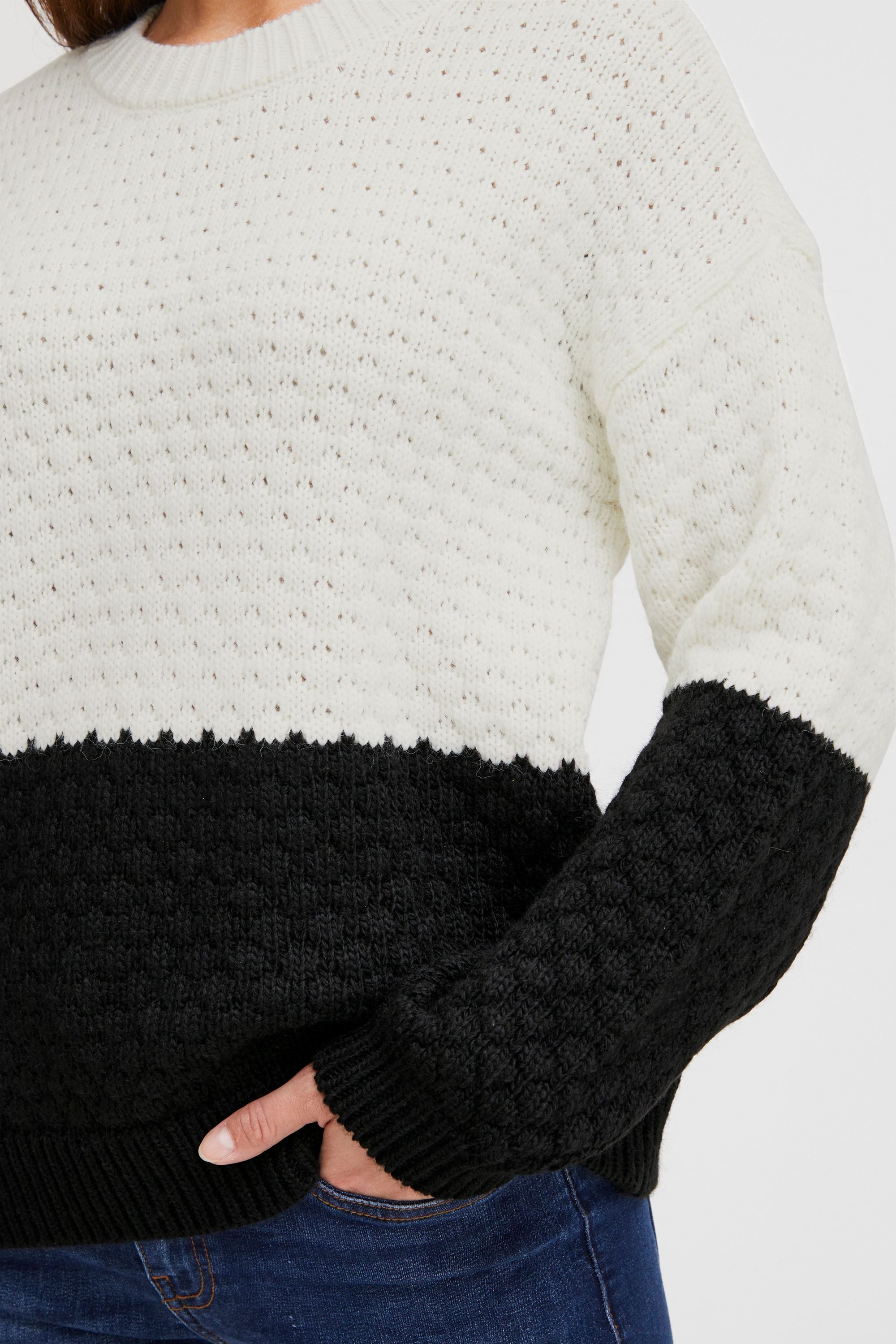 fransa Strickfleece-Pullover »Strickpullover FRLindsy«