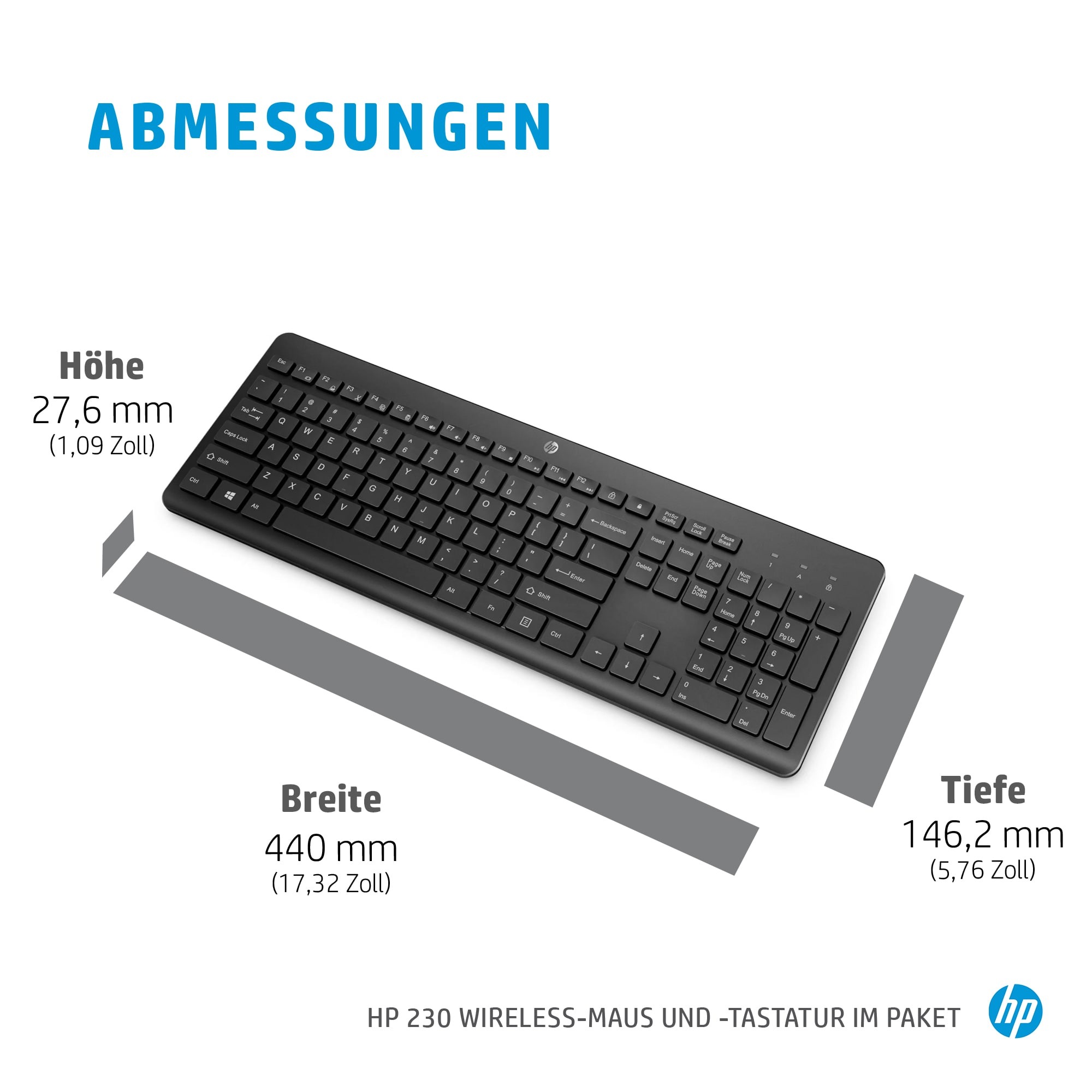 HP Tastatur- und Maus-Set »230«