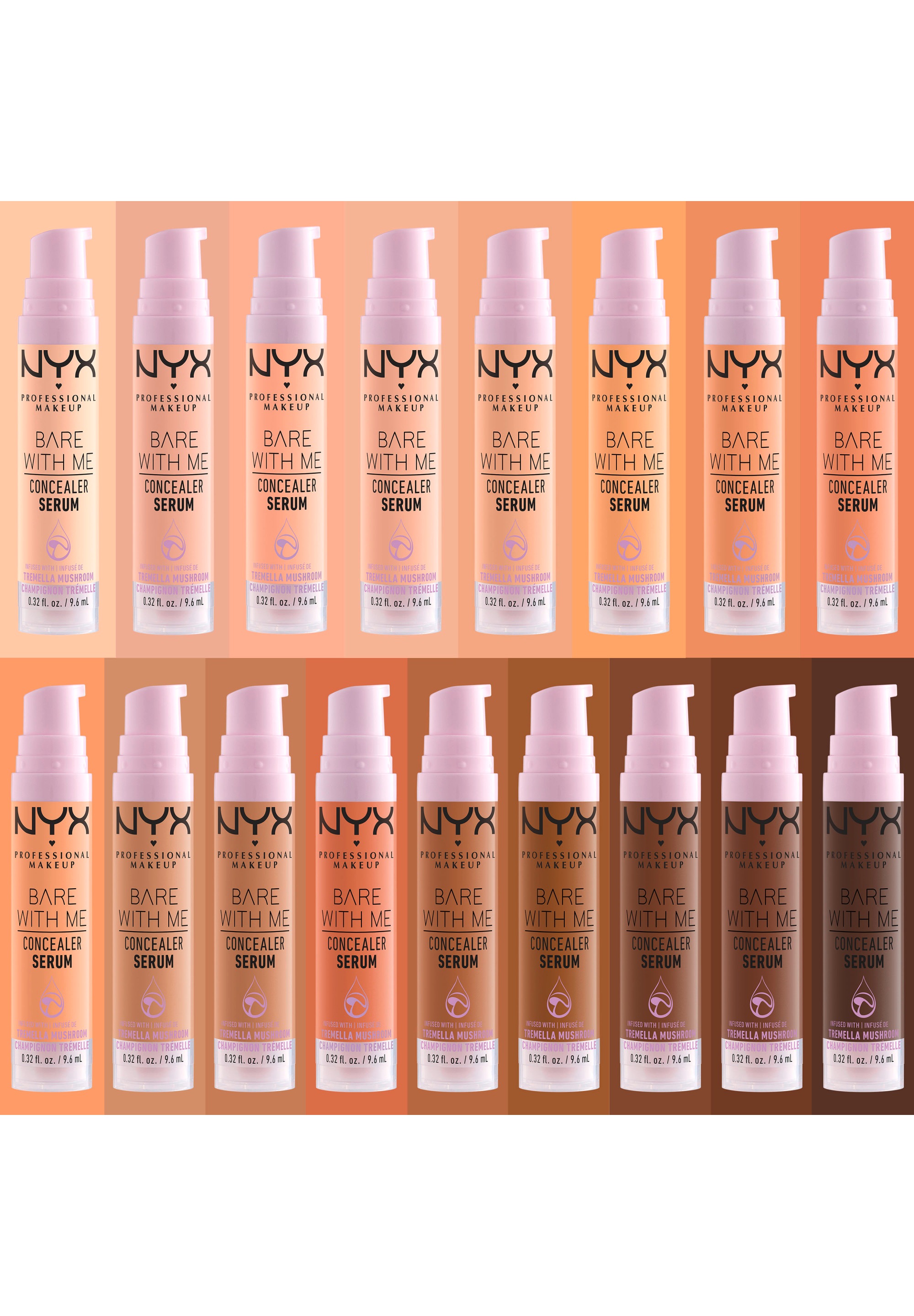 NYX PROFESSIONAL MAKEUP Concealer »Bare With Me Concealer Serum« mittlere Deckkraft, kaschiert, rote oder entzündete Hautstellen