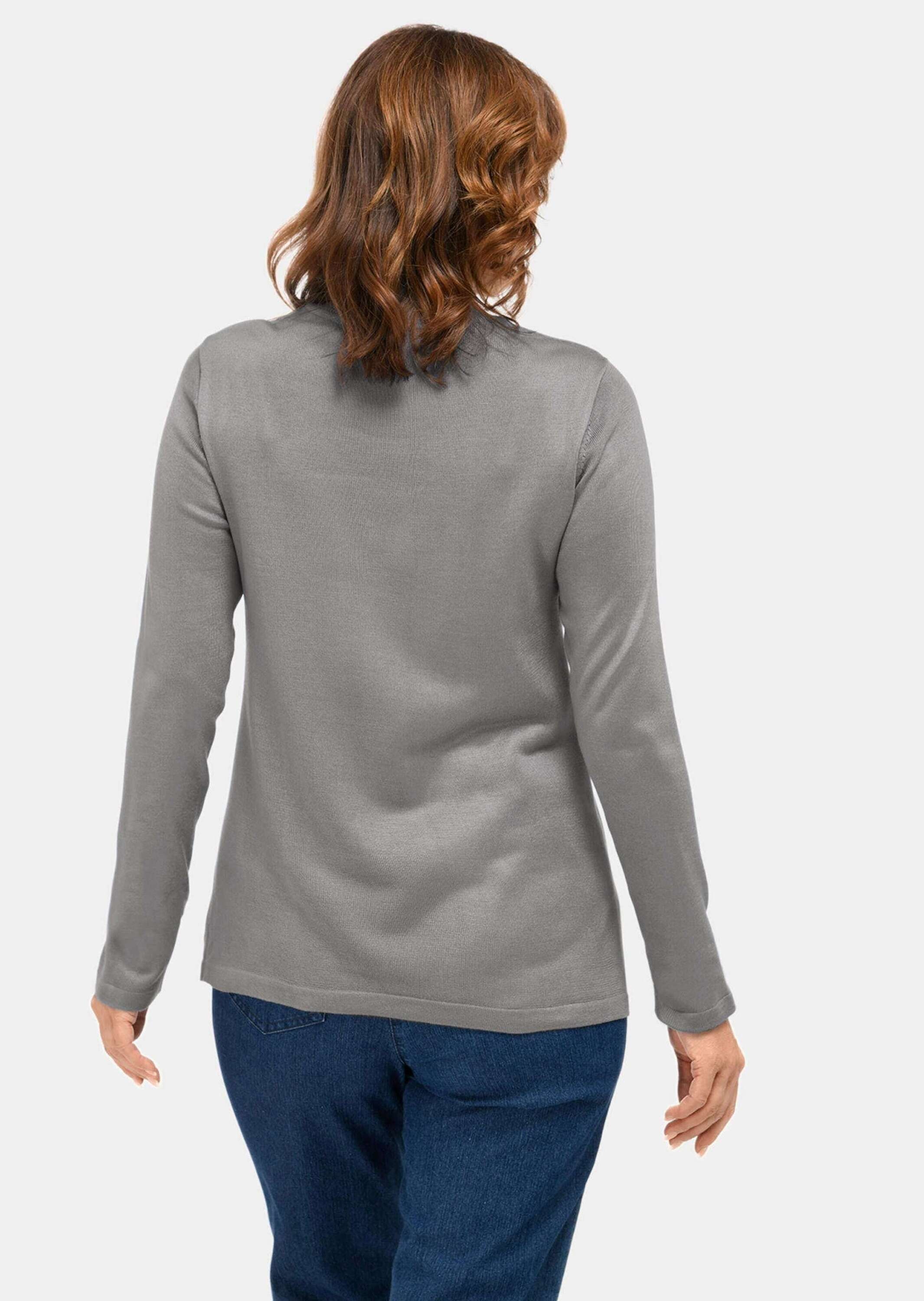GOLDNER Strickpullover »Unkomplizierter Stehbundpullover«
