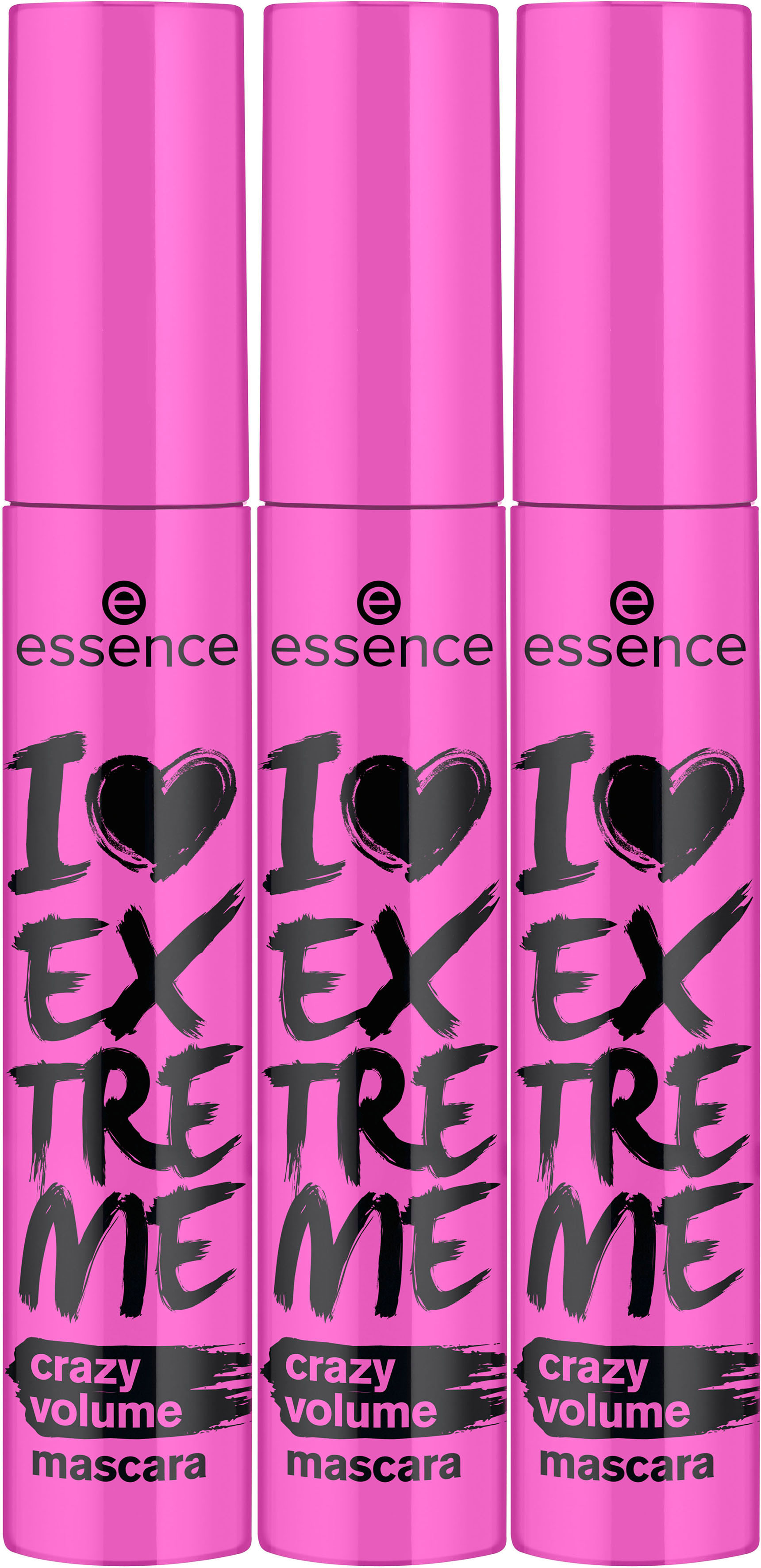 Mascara »I LOVE EXTREME crazy volume mascara«, (Set, 3 tlg.)