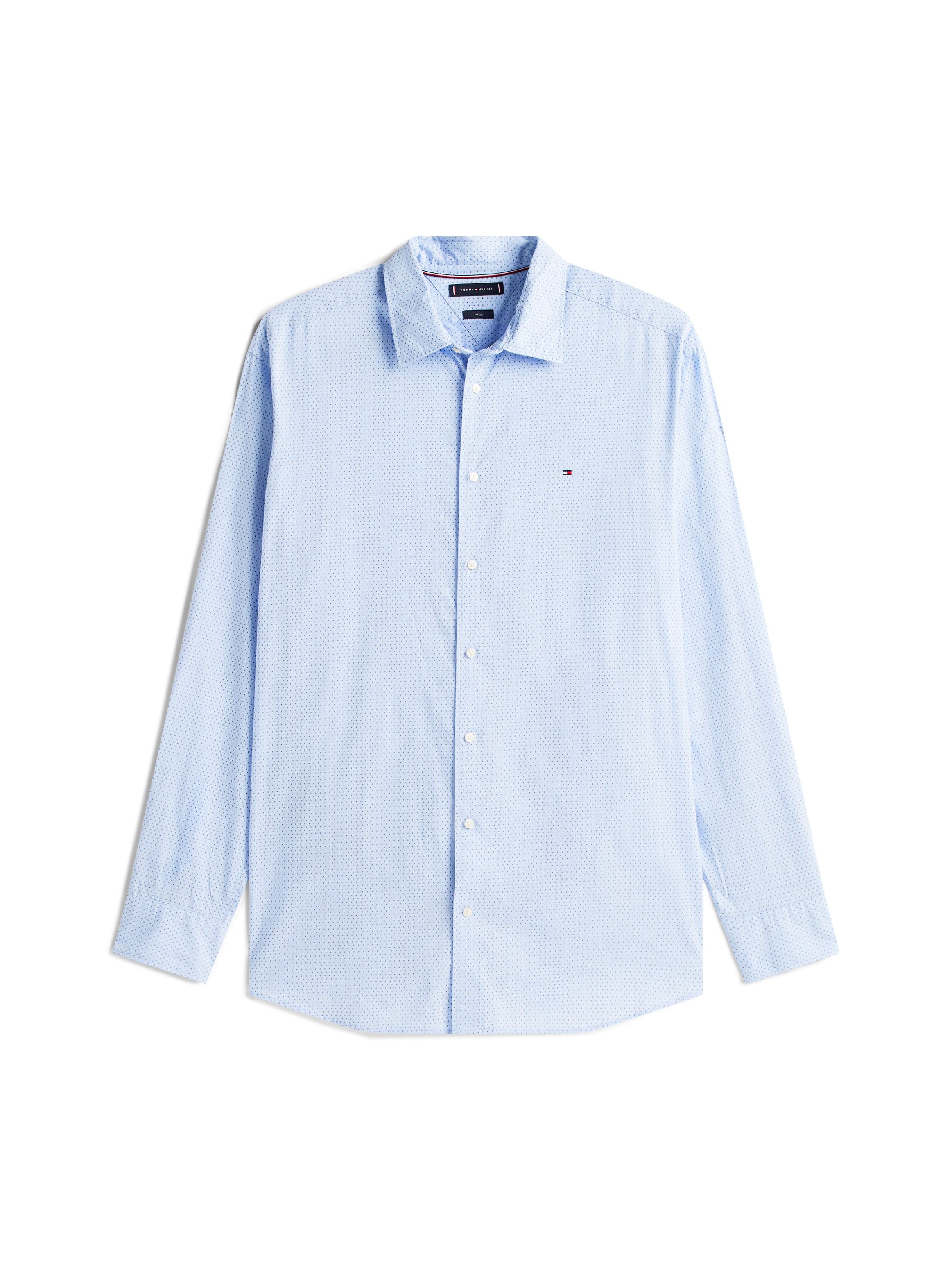 Tommy Hilfiger Big & Tall Langarmhemd »BT-FLEX POPLIN MINI PNT RF SRT-B«, Große Größen