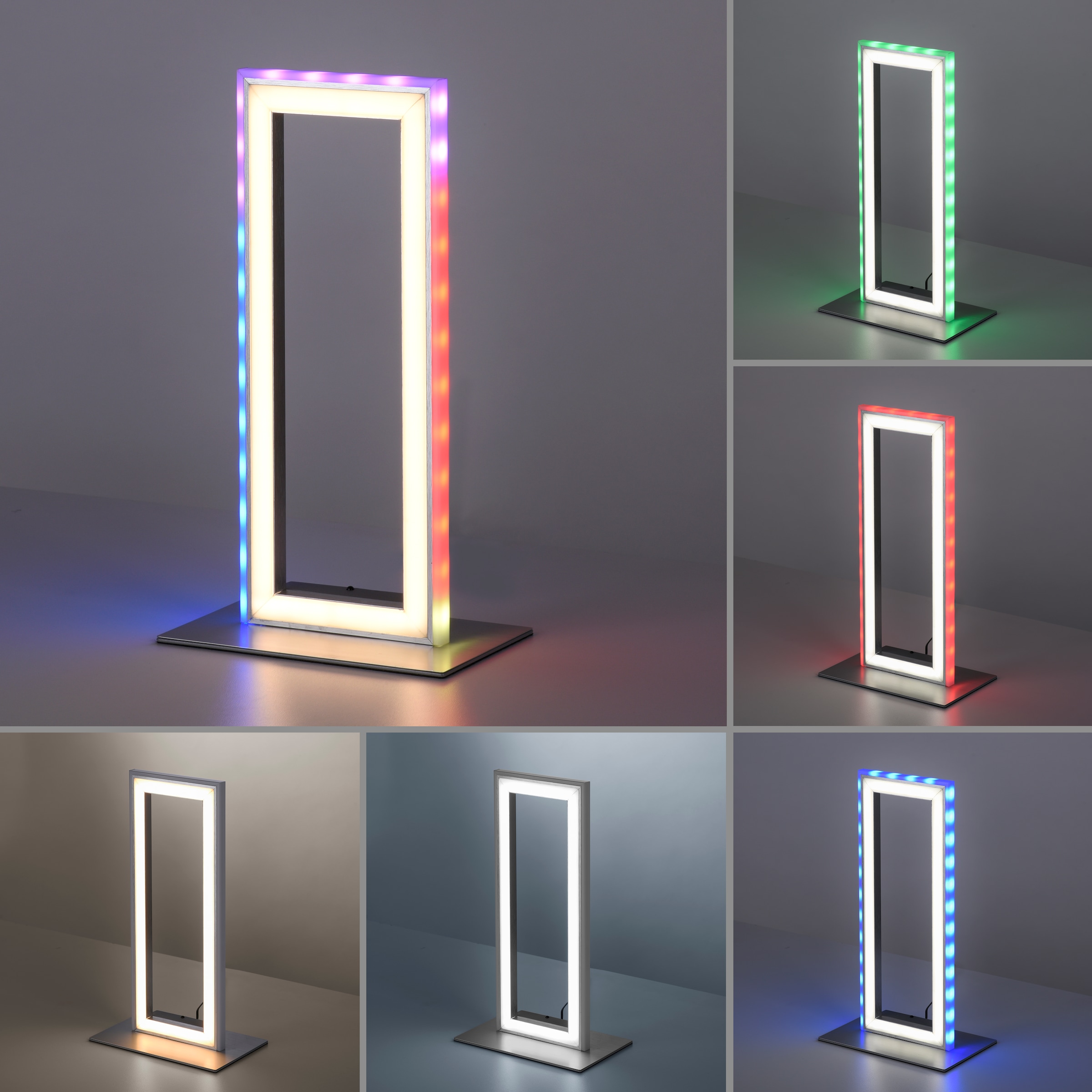 2 über LED, Leuchten Tischleuchte RGB-Rainbow, CCT bei - Schalter Fernbedienung, inkl., »FELIX60«, OTTO Direkt Infrarot flammig-flammig,