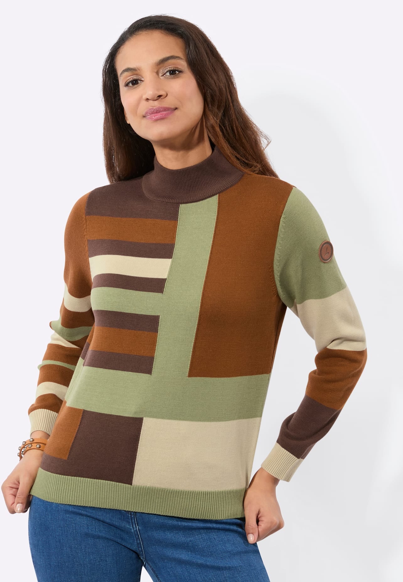 Casual Looks Jacquardpullover »Jacquard-Pullover«
