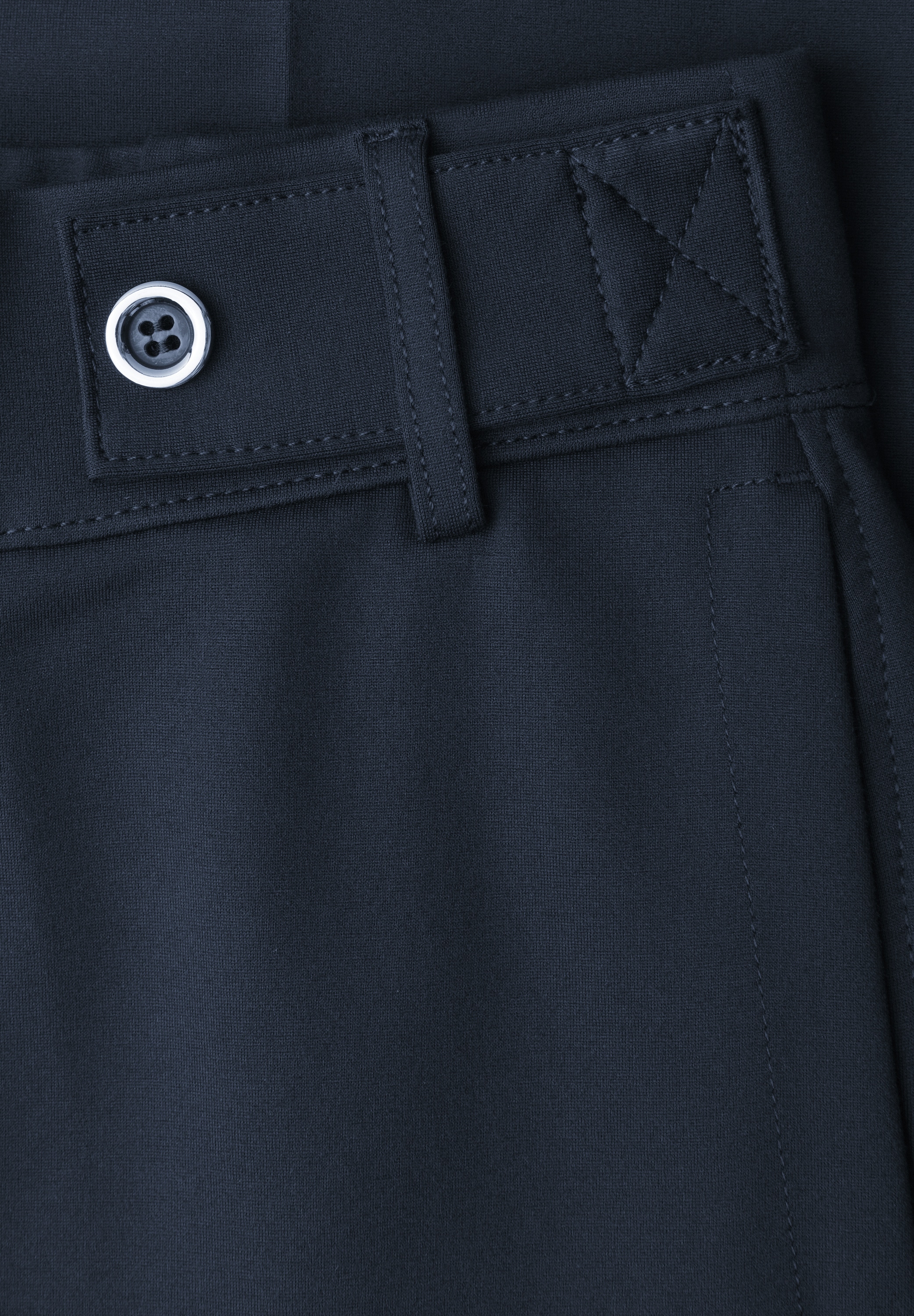 STREET ONE Stoffhose »Punto di Roma«  Punto di Roma Hose mit Knopfdetail