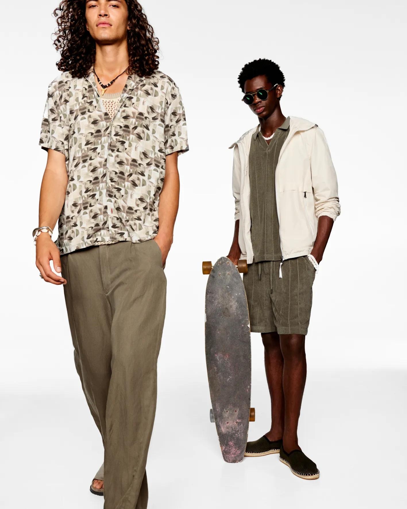 Joop Jeans Kurzarmhemd »Hanes« mit Allover-Print, Reverskragen