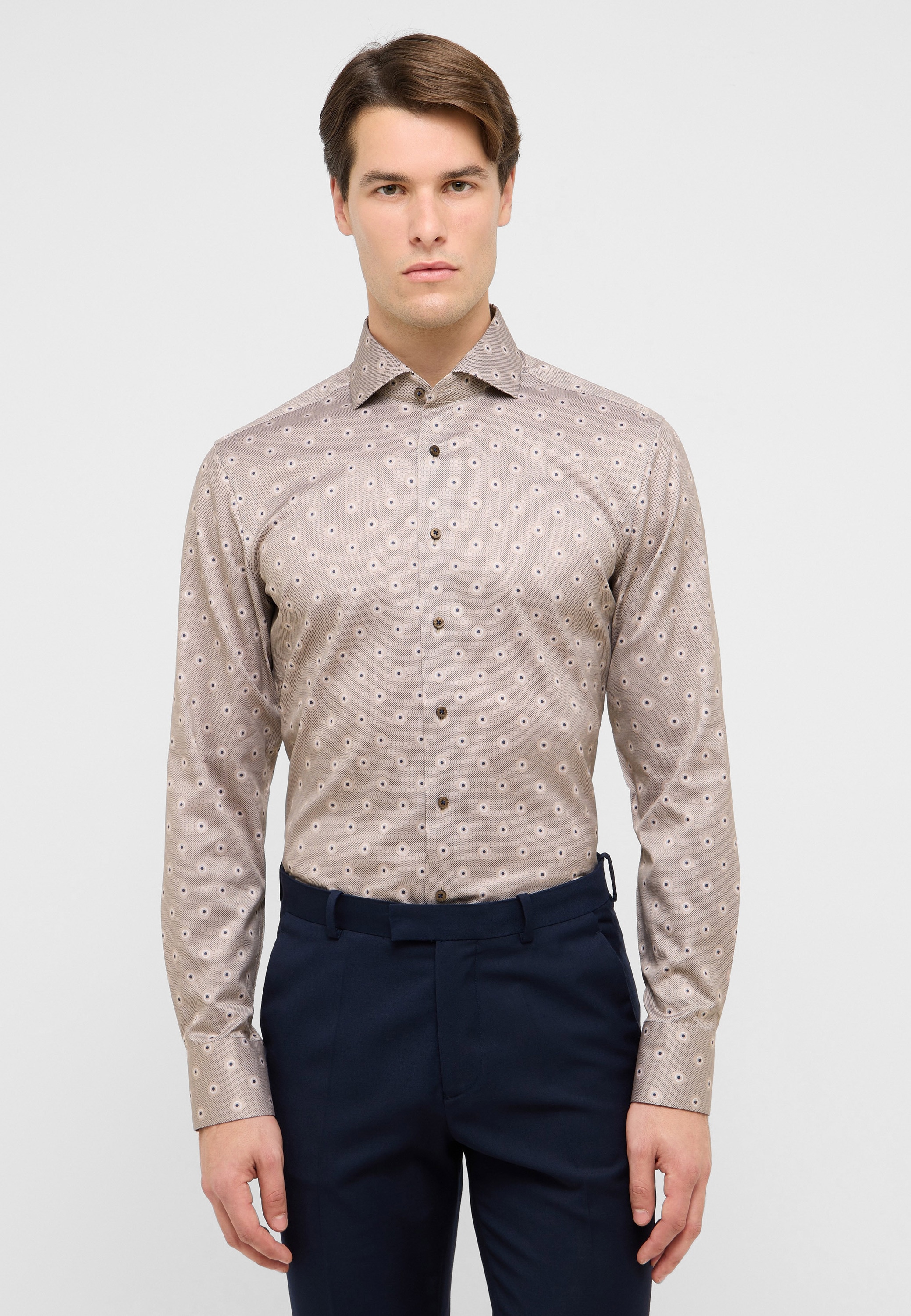 Eterna Langarmhemd »SLIM FIT« NON IRON (bügelfrei)