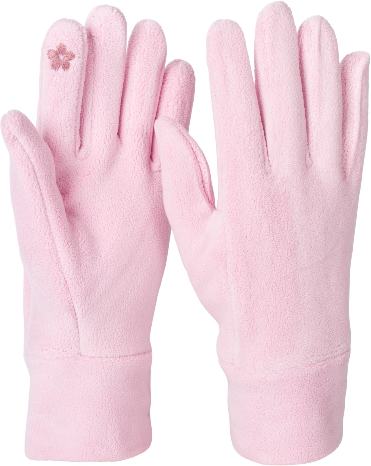 styleBREAKER Fleecehandschuhe »Einfarbige Touchscreen Fleece Handschuhe« 1 Stk.