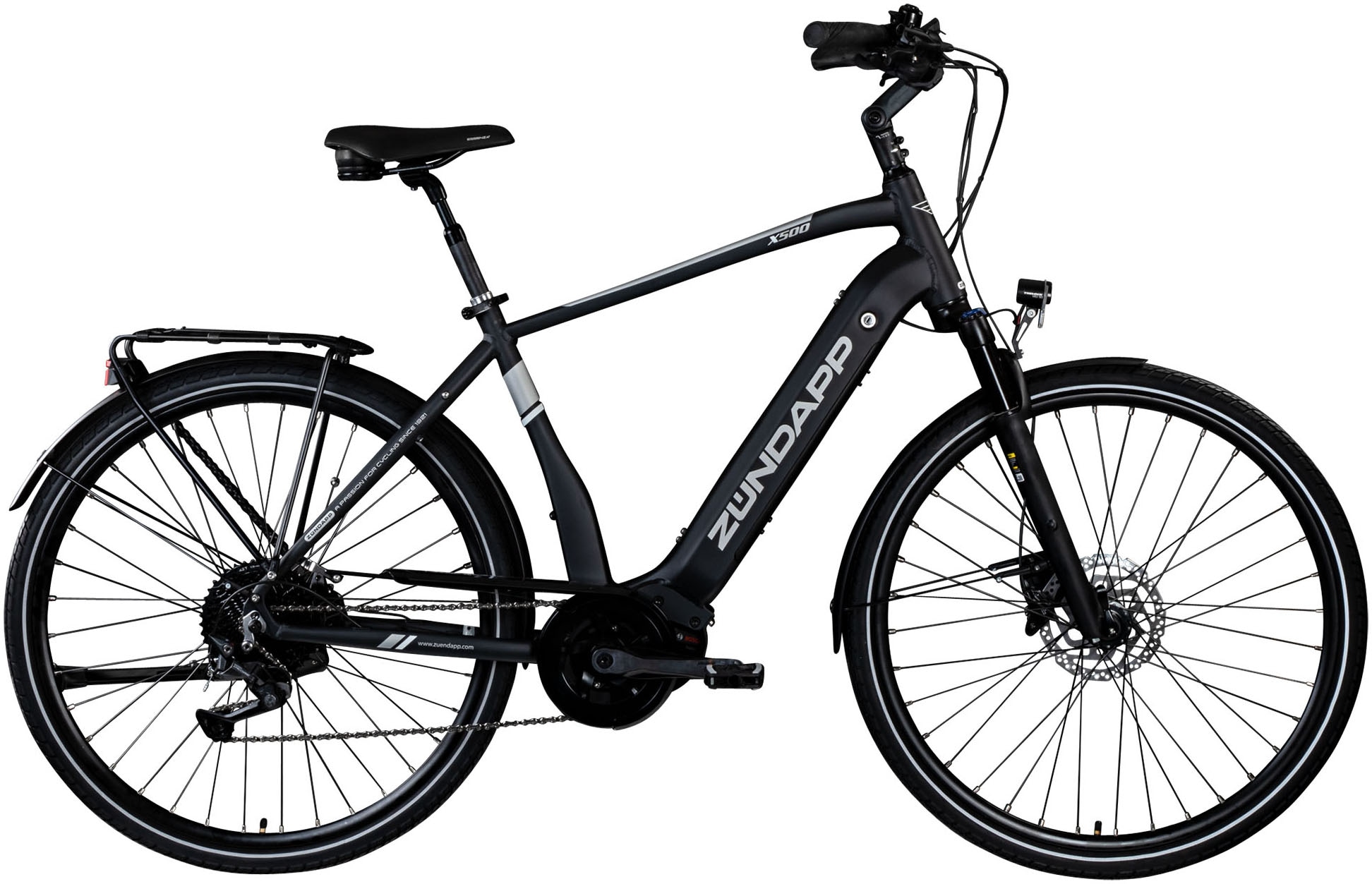 Zündapp E-Bike »X500«, 11 Gang, Shimano, Deore, Mittelmotor 250 W, Pedelec, Elektrofahrrad für Damen u. Herren