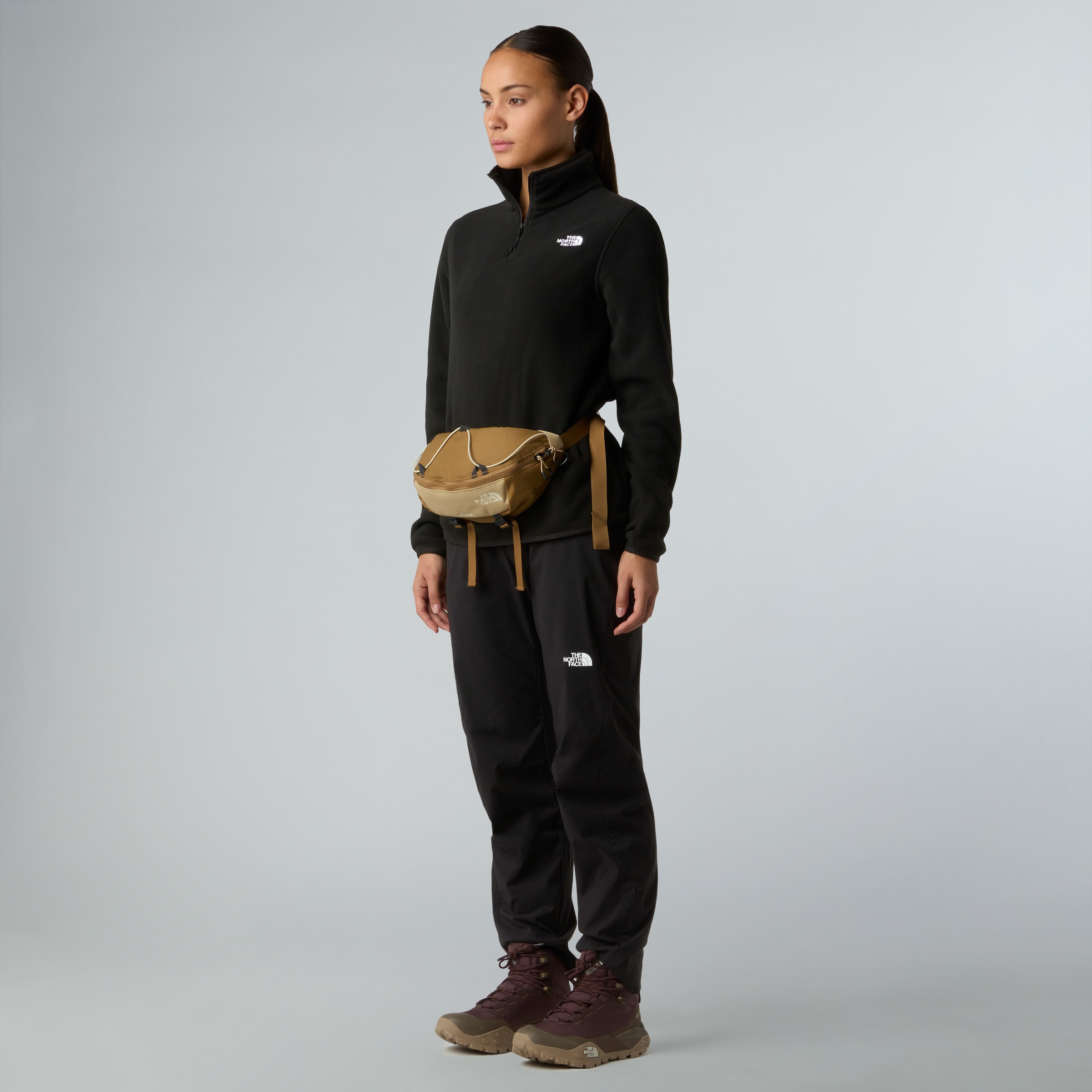 The North Face Fleecepullover »W GLACIER FLEECE 1/4 ZIP JACKET«, Halfzip aus Polyester, mit 1/4 Reißverschluss
