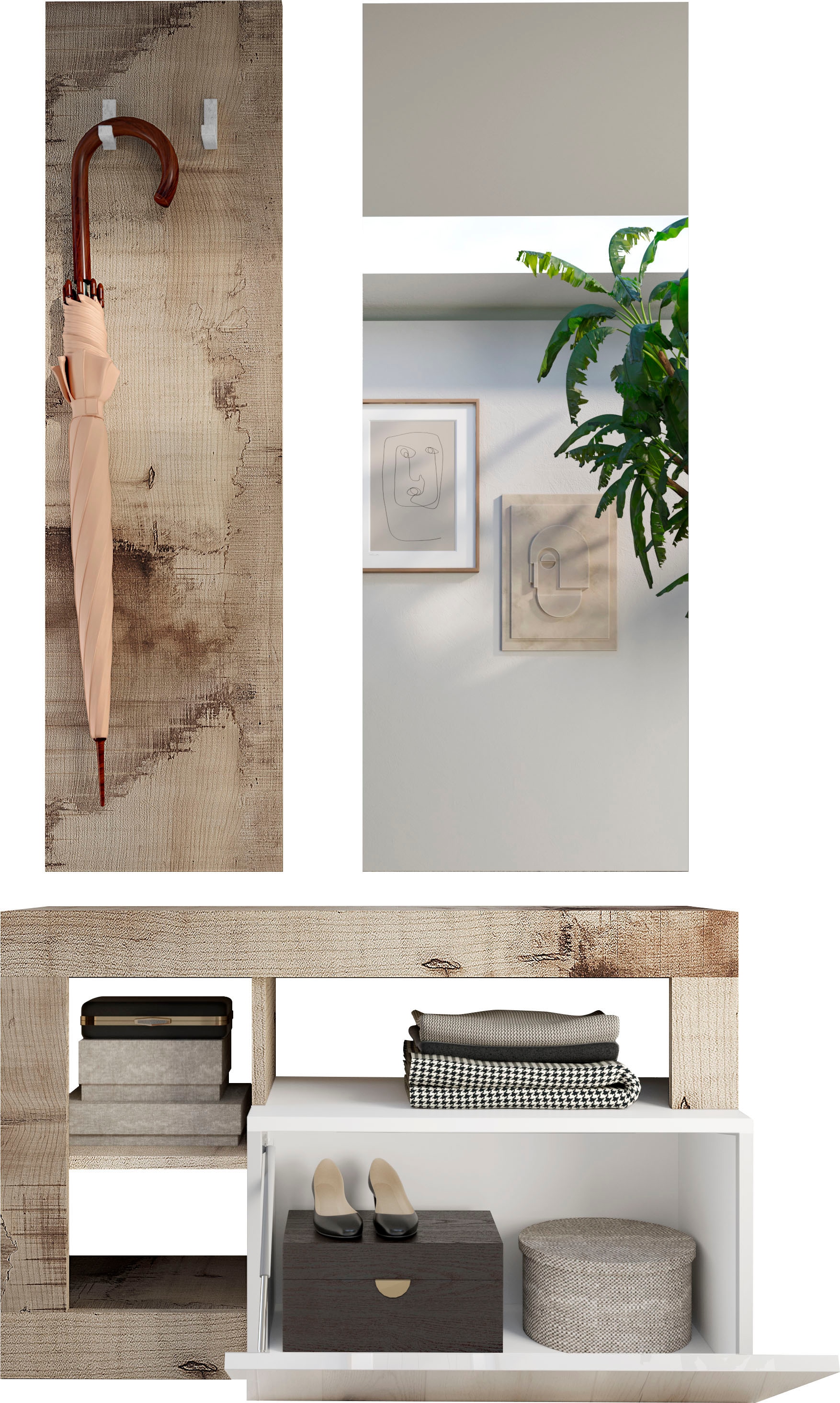 INOSIGN Garderobenschrank »Hamburg, Breite 91 cm« mit 1 Klappe