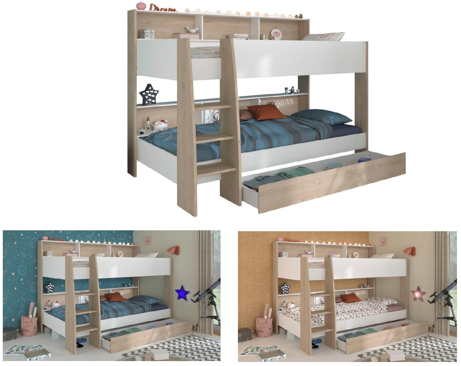 Parisot Stauraumbett »Shelter 12« 2 tlg. tlg.