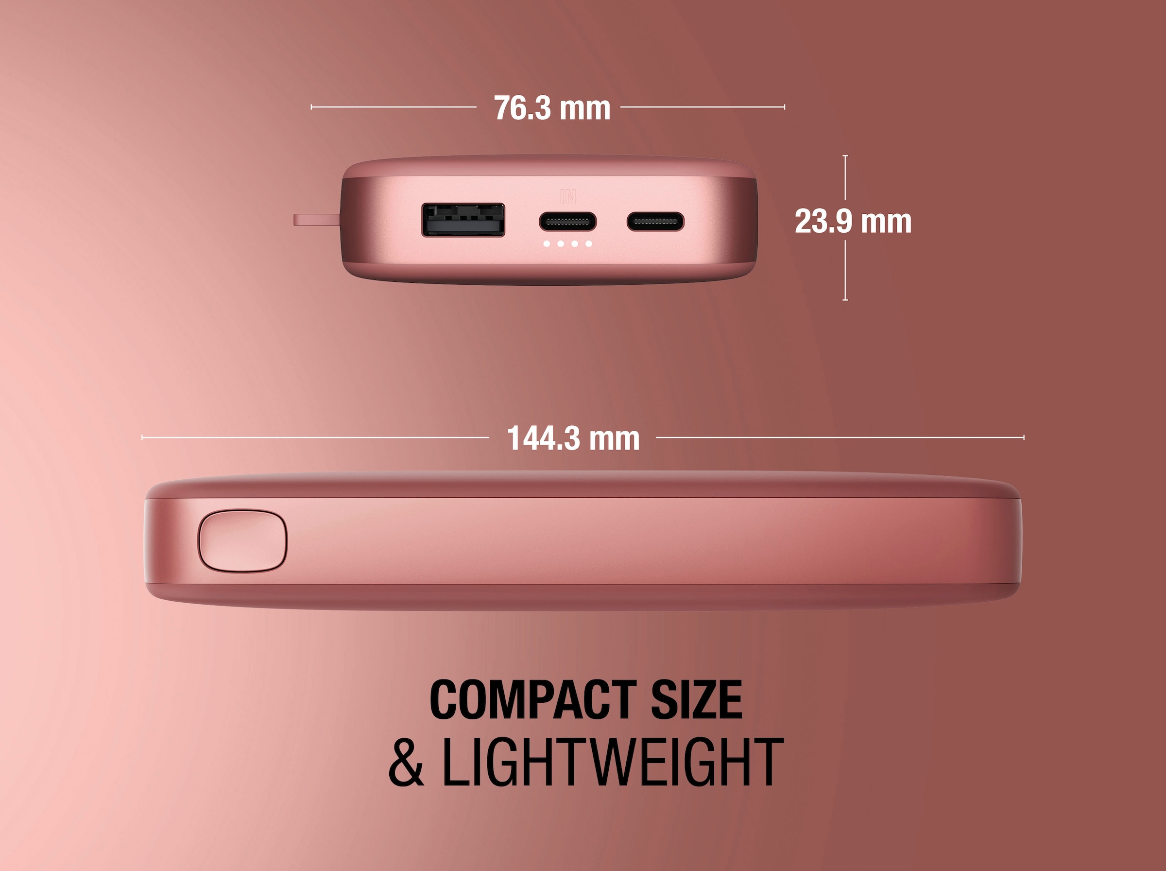 Fresh´n Rebel Powerbank »Power Pack 18000mAh mit USB-C, Ultra Fast Charge & 20W PD«