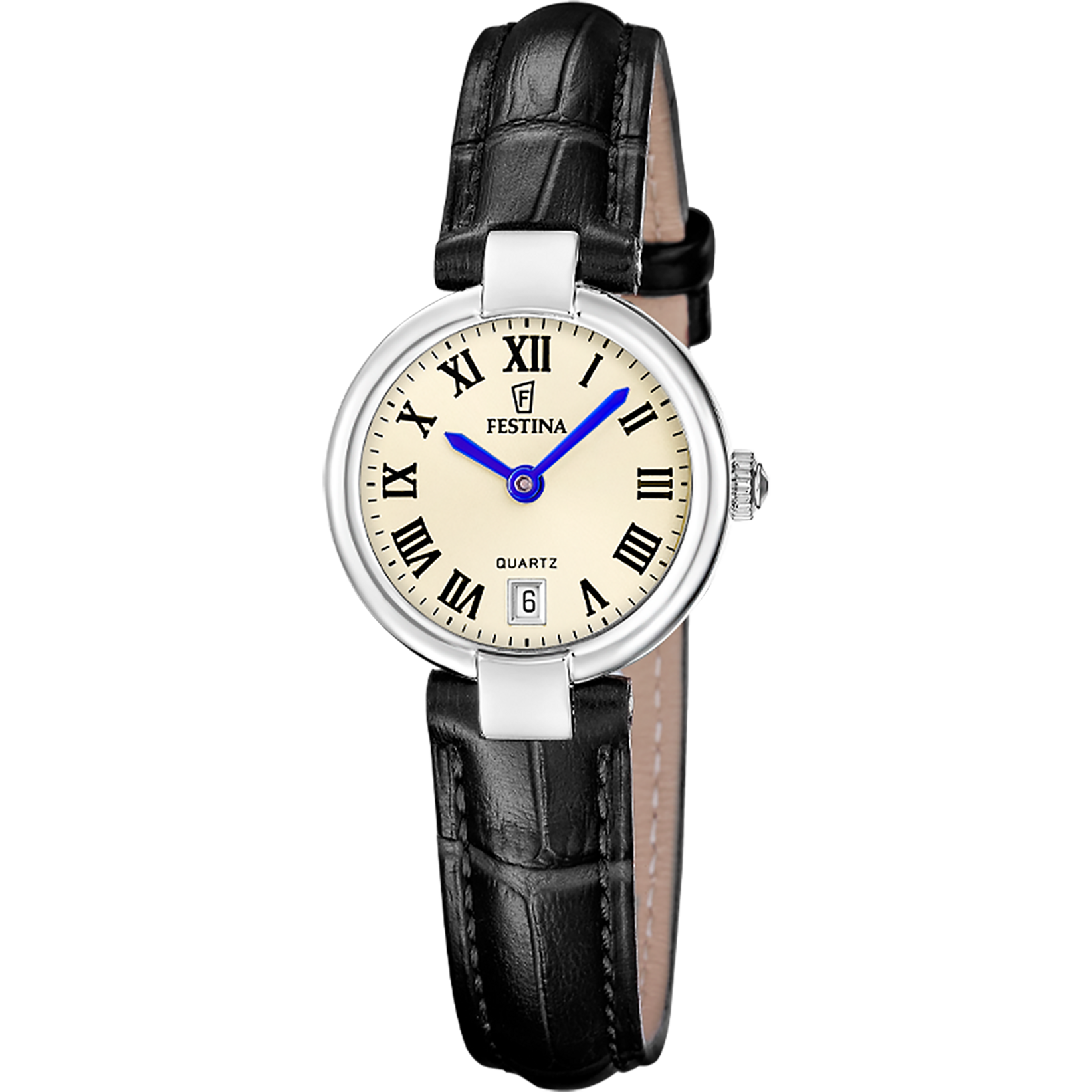 Festina Quarzuhr »Mademoiselle« Armbanduhr, Damenuhr, Lederarmband, analog, Tag