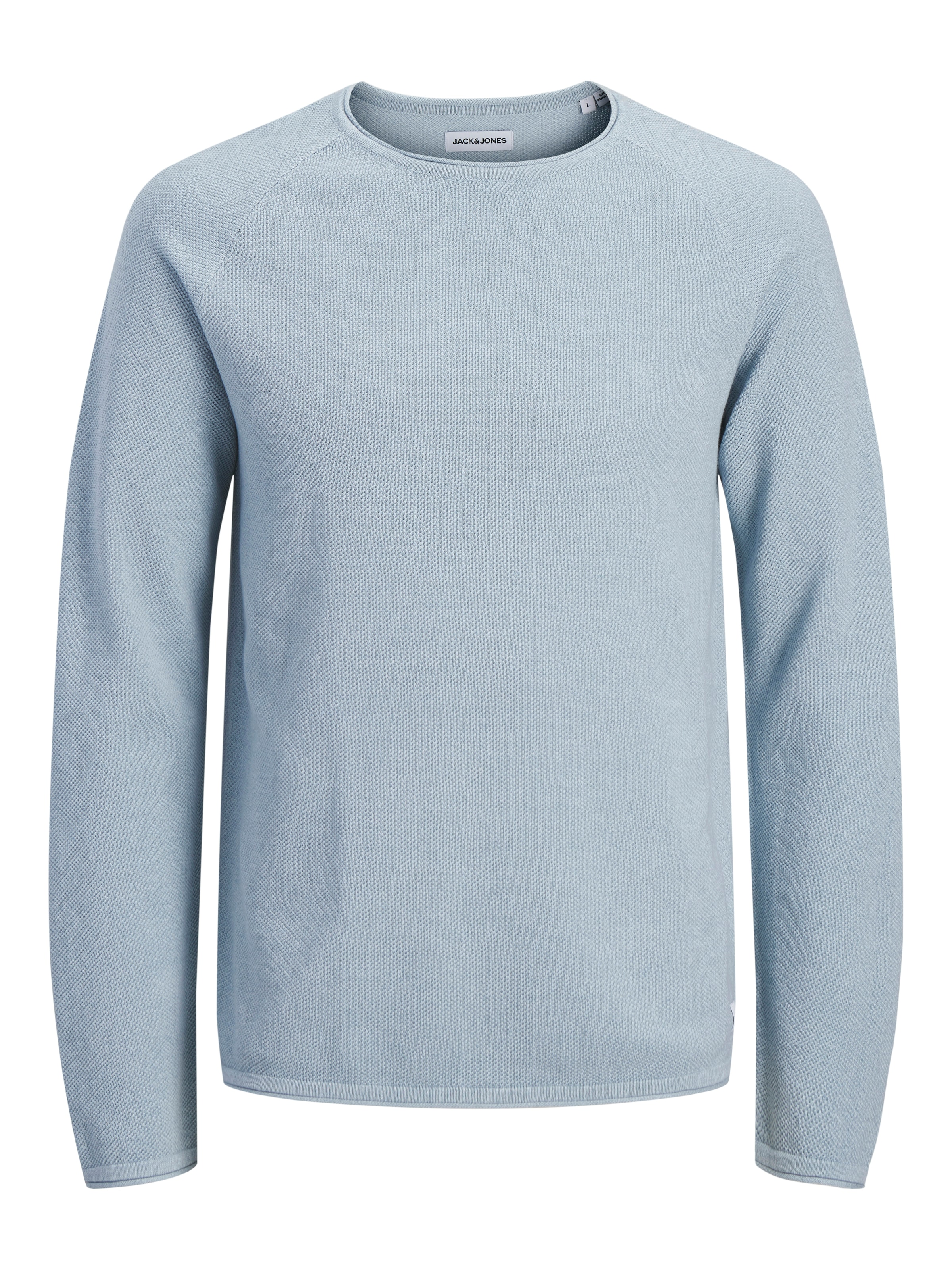 Jack & Jones Rundhalspullover »JJEHILL KNIT CREW NECK NOOS« Baumwolle, regular fit