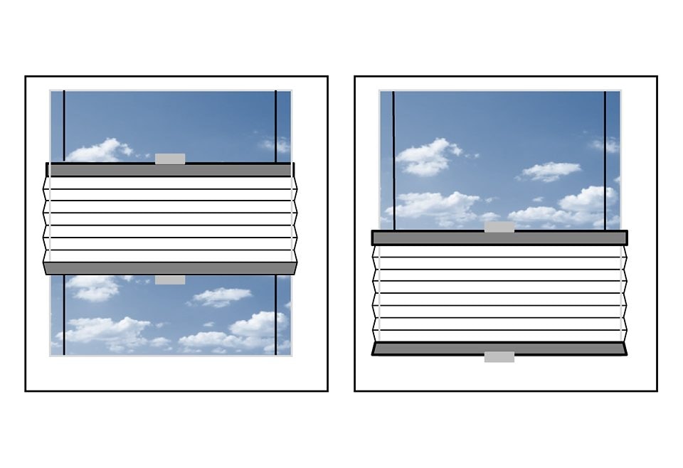 Liedeco Dachfensterplissee »Universal Dachfenster-Plissee«, verdunkelnd, energiesparend, ohne Bohren, verspannt, Fixmaß