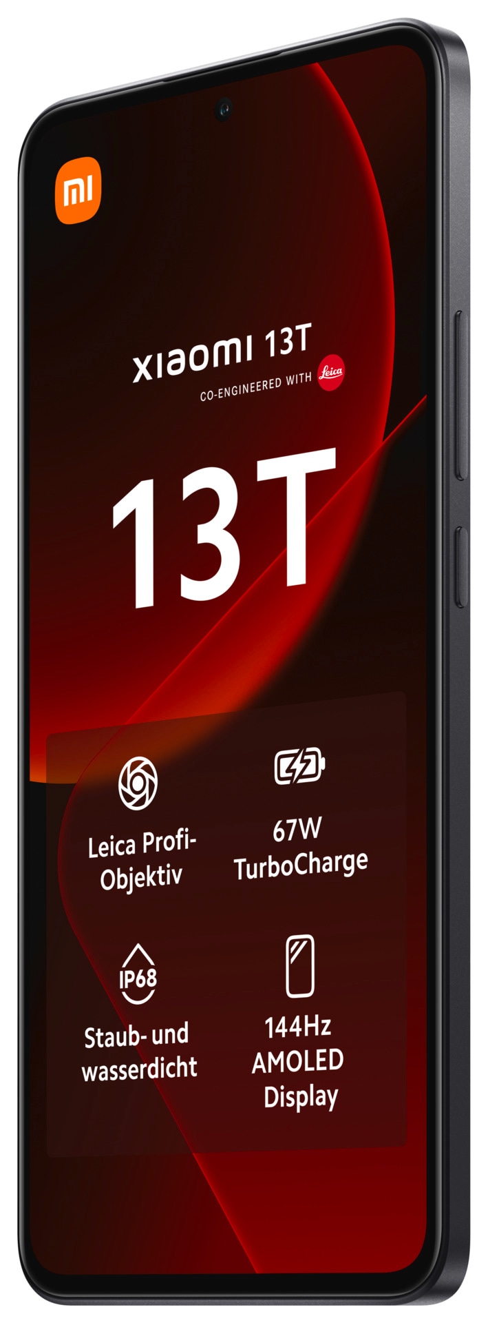 Xiaomi Smartphone »13T mit 8GB RAM + 256GB internem Speicher«, Schwarz, 16,94 cm (6,67 Zoll) 144 Hz CrystalRes AMOLED Display