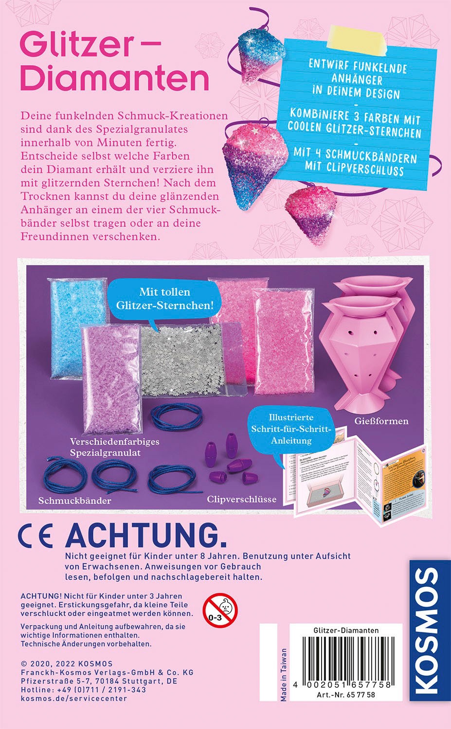 Kosmos Experimentierkasten »Glitzer-Diamanten«