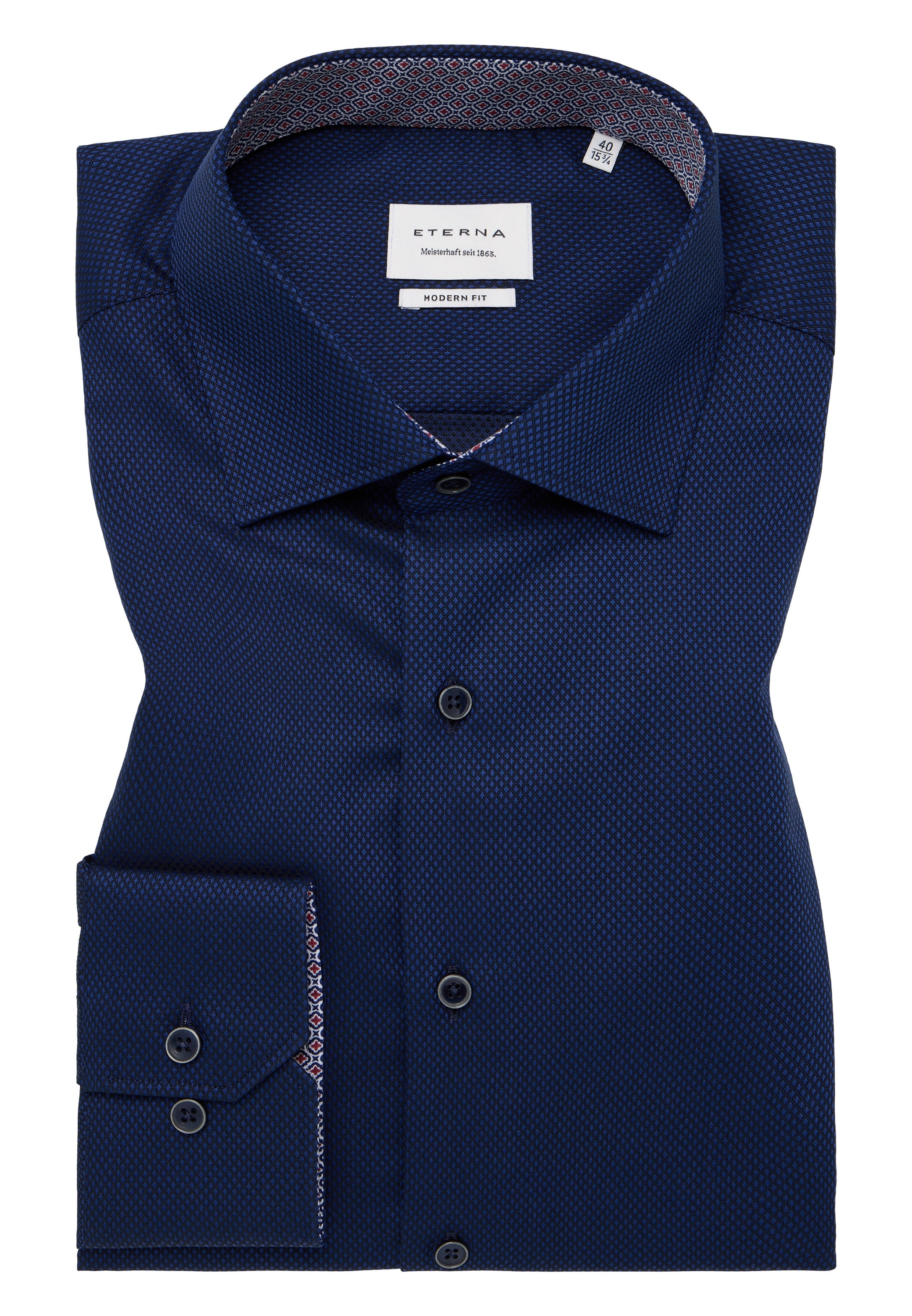 Eterna Langarmhemd »MODERN FIT«, NON IRON (bügelfrei)