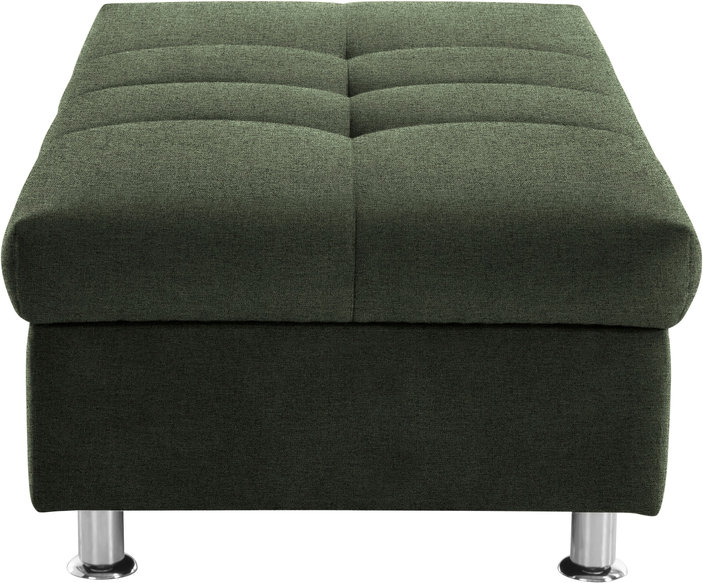 DOMO collection Stauraumhocker »Franzi«, mit großem Stauraumfach
