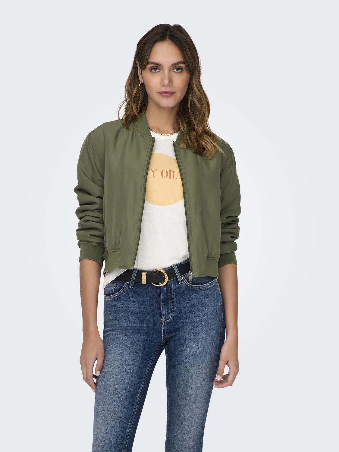 ONLY Bomberjacke »ONLALMA BOMBER OTW NOOS« mit Seitentaschen